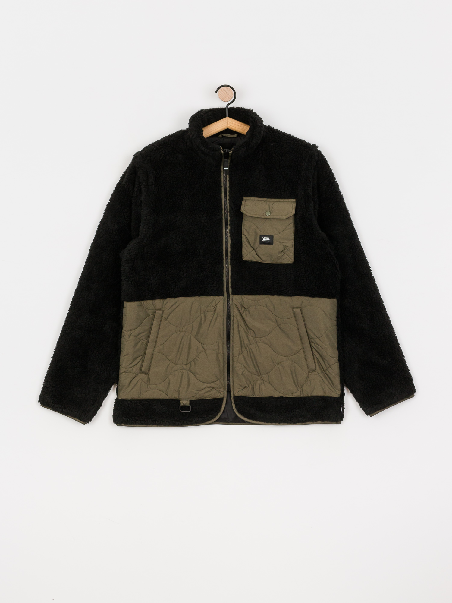 Kurtka Vans Weber (black sherpa/grape leaf)