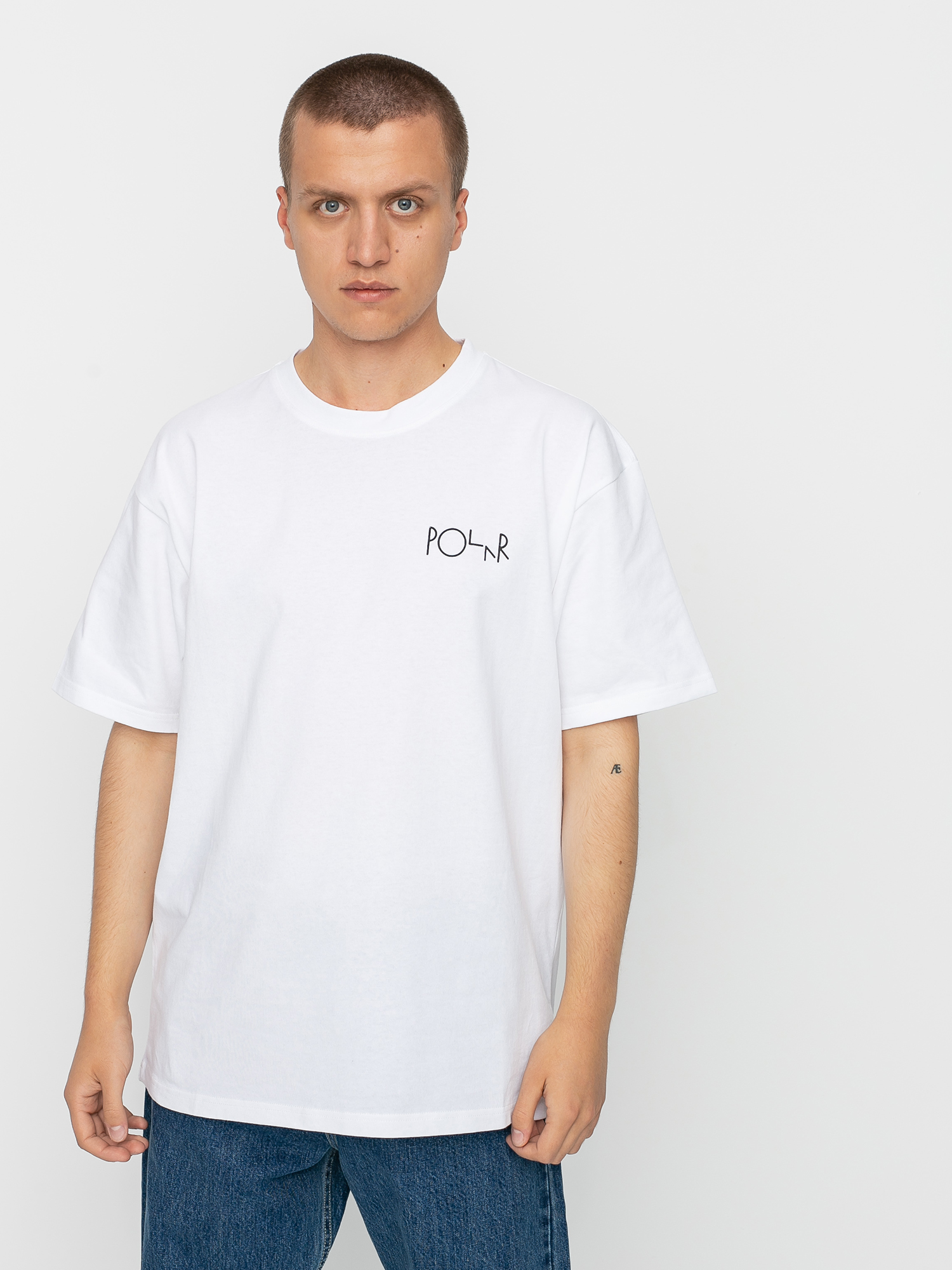 T-shirt Polar Skate Klez Logo (white)