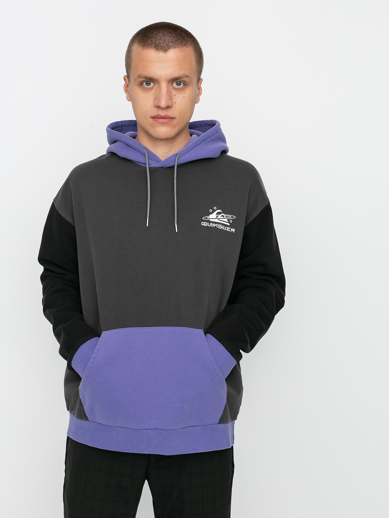 Bluza z kapturem Quiksilver Heritage Midori Blanka HD (tarmac)