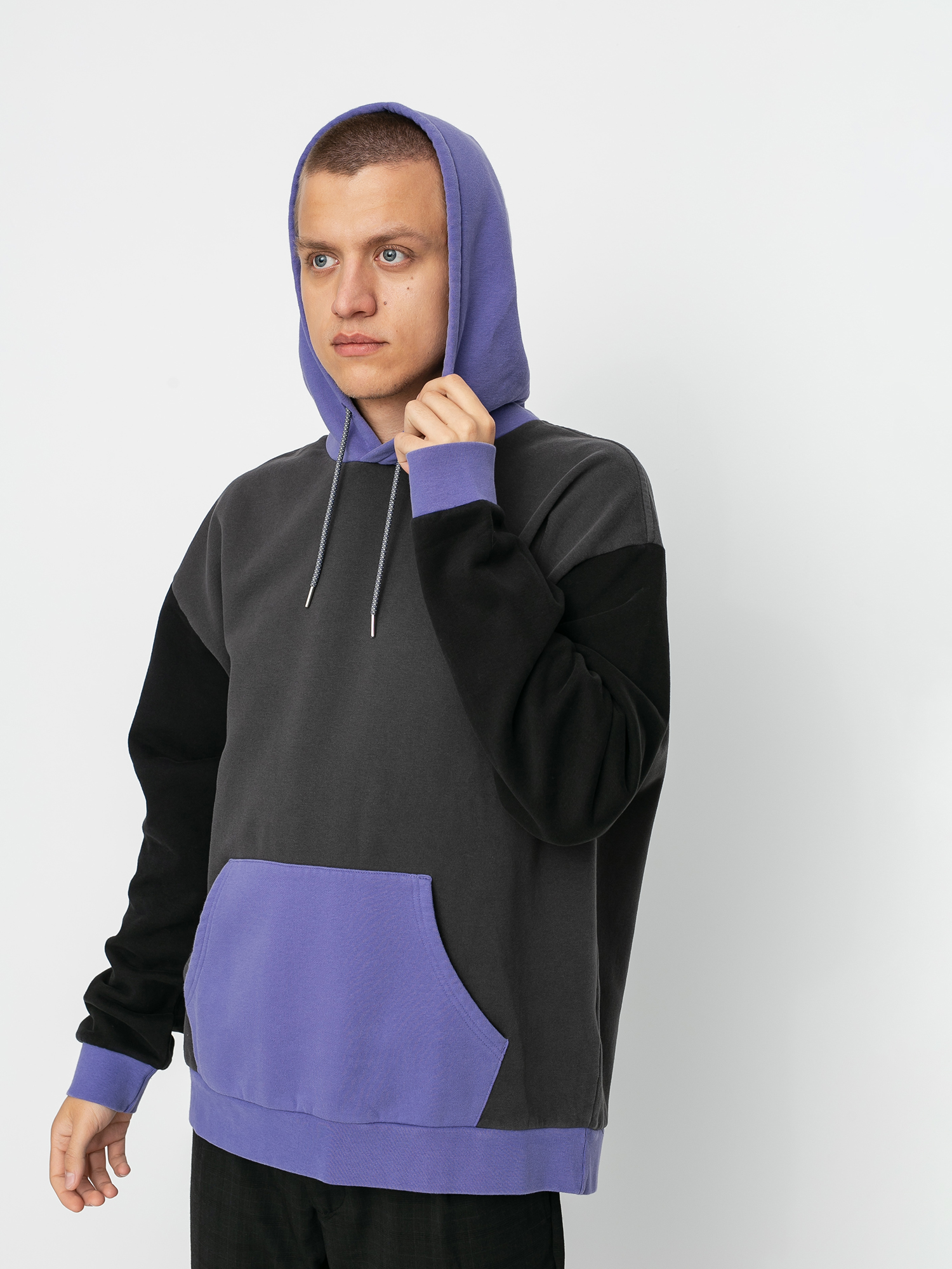 Bluza z kapturem Quiksilver Heritage Midori Blanka HD (tarmac)