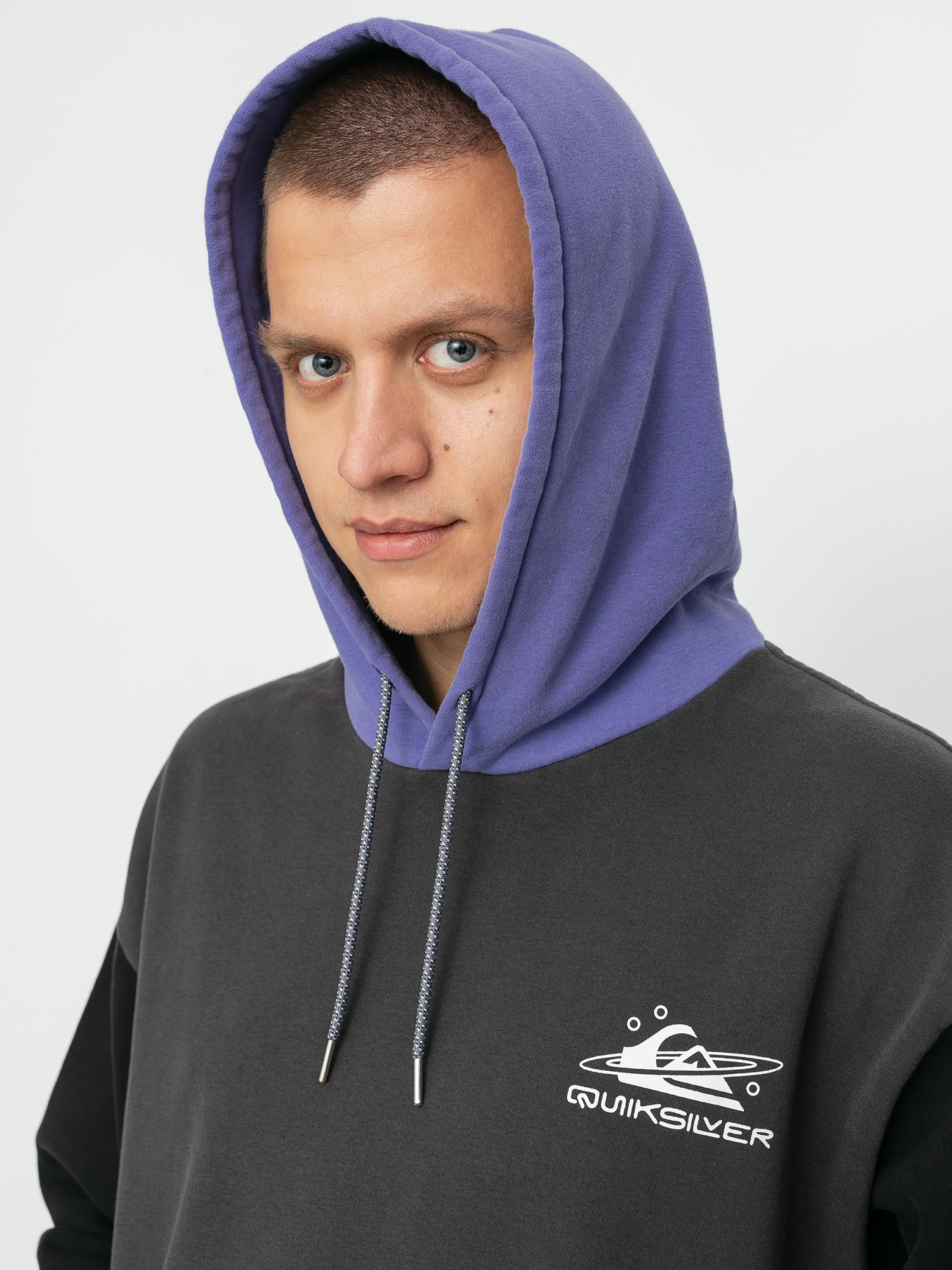 Bluza z kapturem Quiksilver Heritage Midori Blanka HD (tarmac)