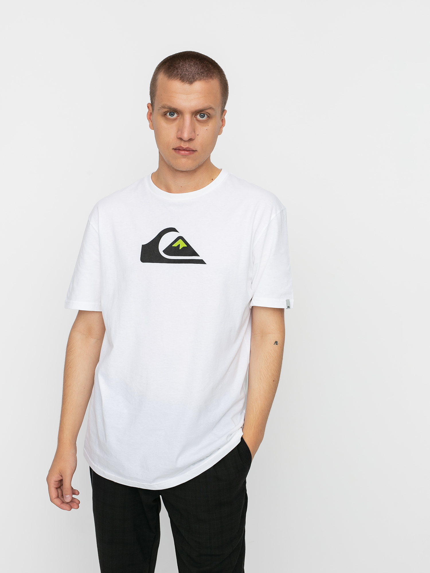 T-shirt Quiksilver Comp Logo (white)