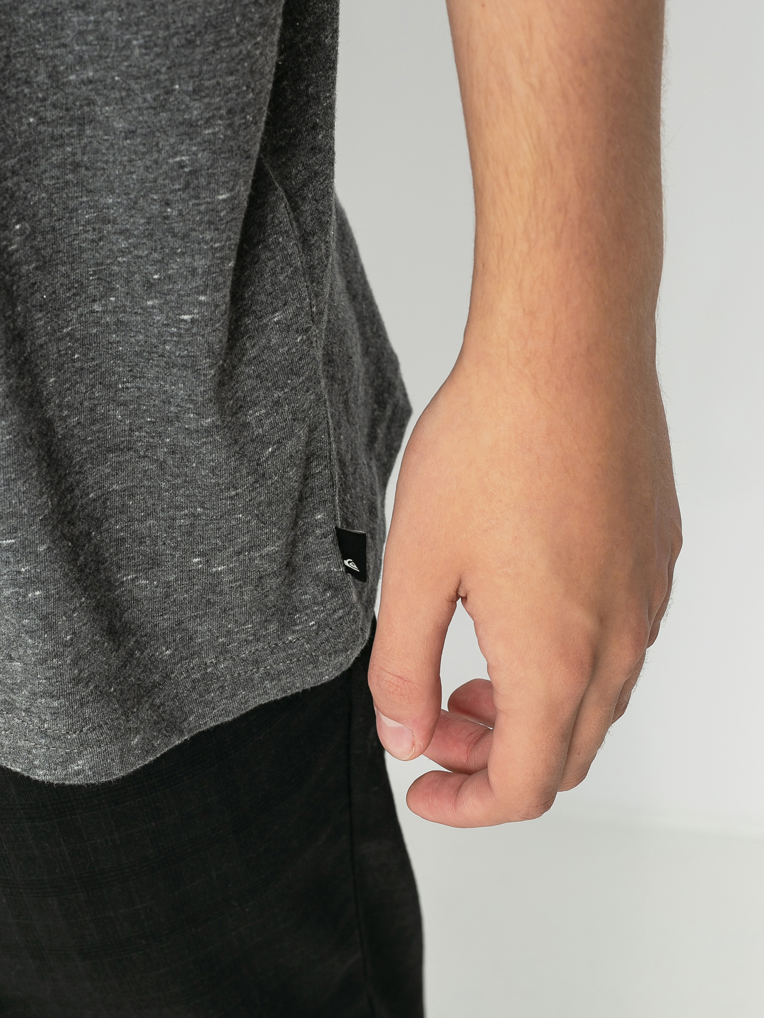 T-shirt Quiksilver Quik Local Shaper (charcoal heather)