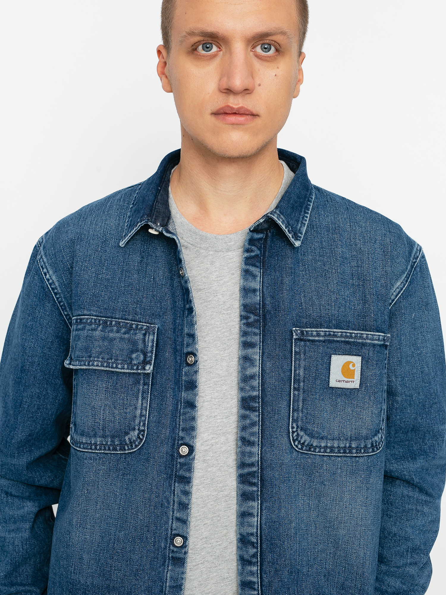 Koszula Carhartt WIP Salinac (blue)