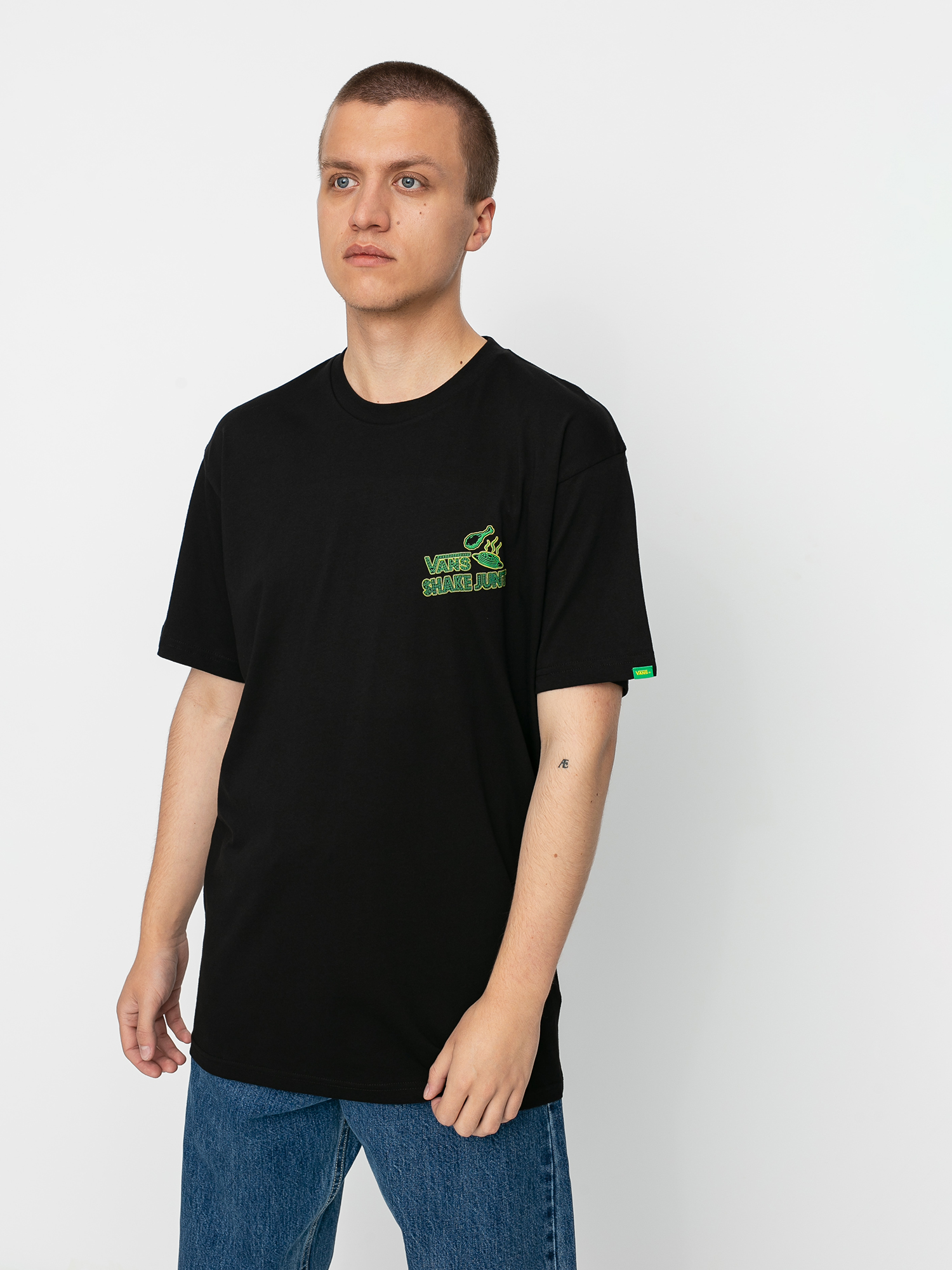 T-shirt Vans Shake Junt Chicken And Waffle (black)