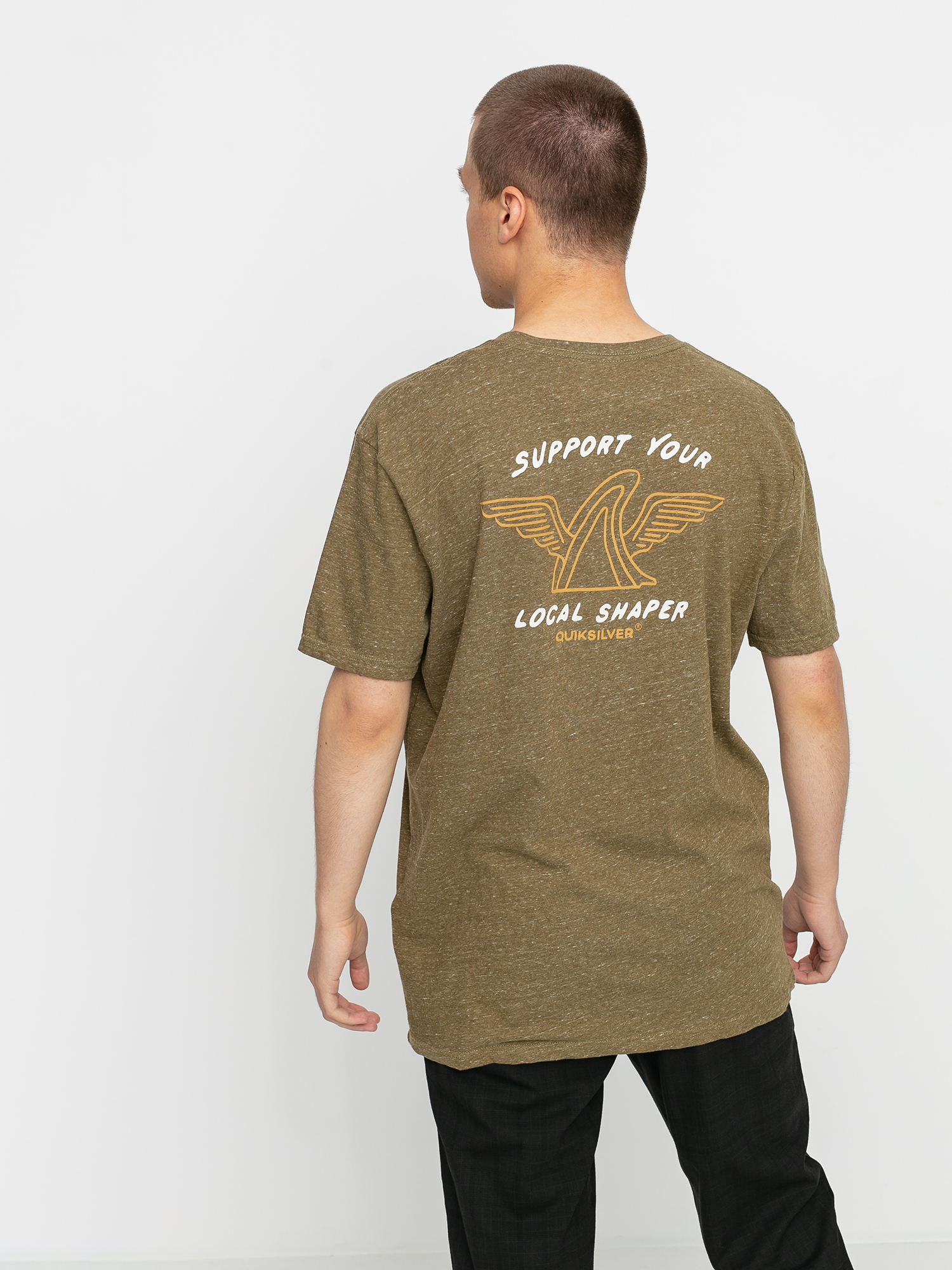 T-shirt Quiksilver Quik Local Shaper (kalamata heather)