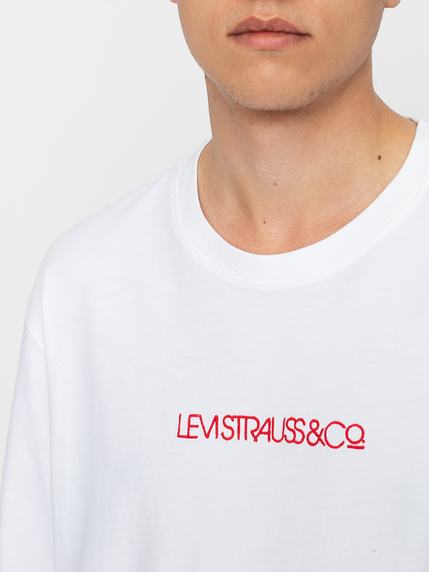 Longsleeve Levi's® Oversized Logo (linear white)