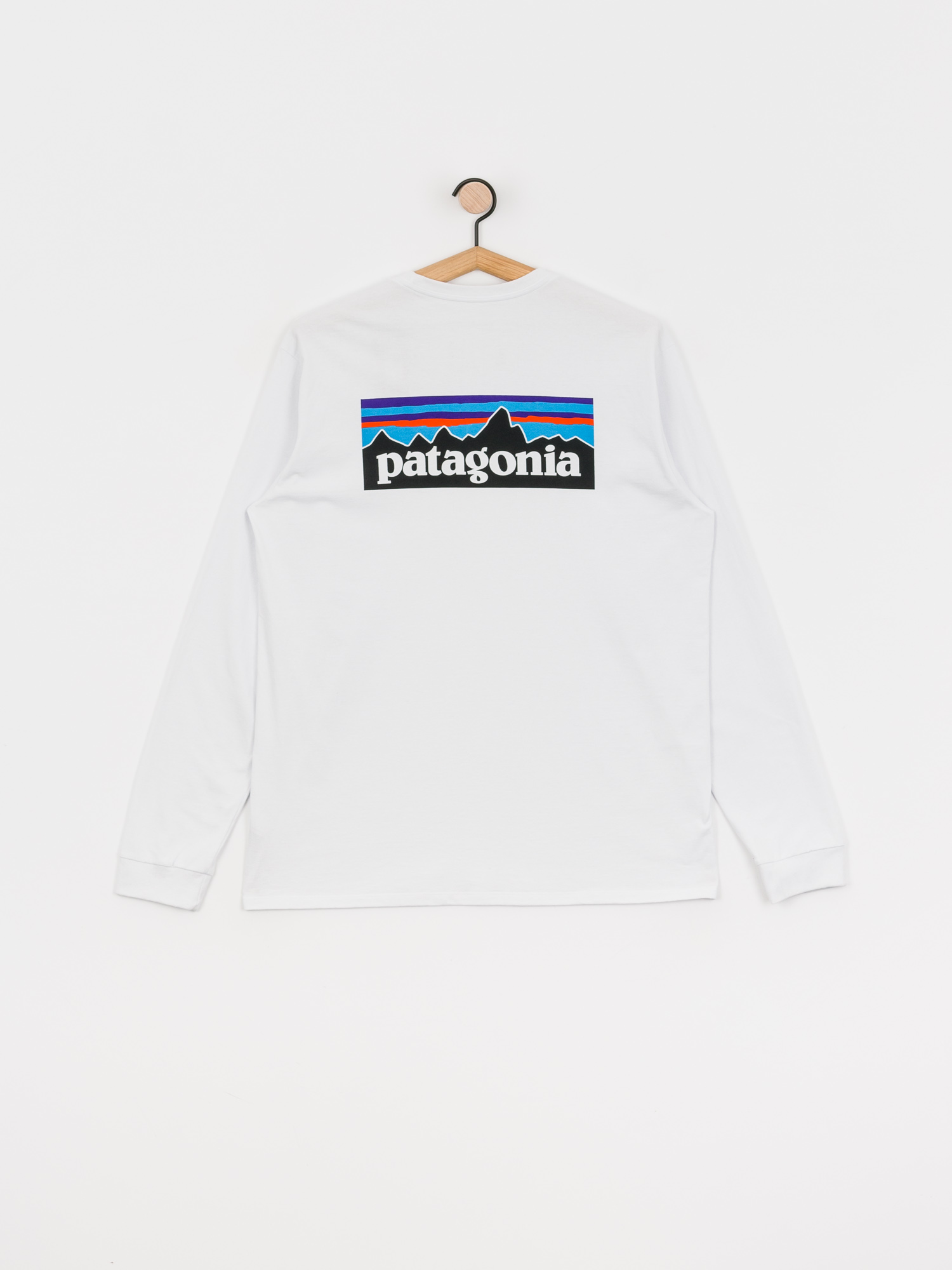 Longsleeve Patagonia P 6 Logo Responsibili (white)
