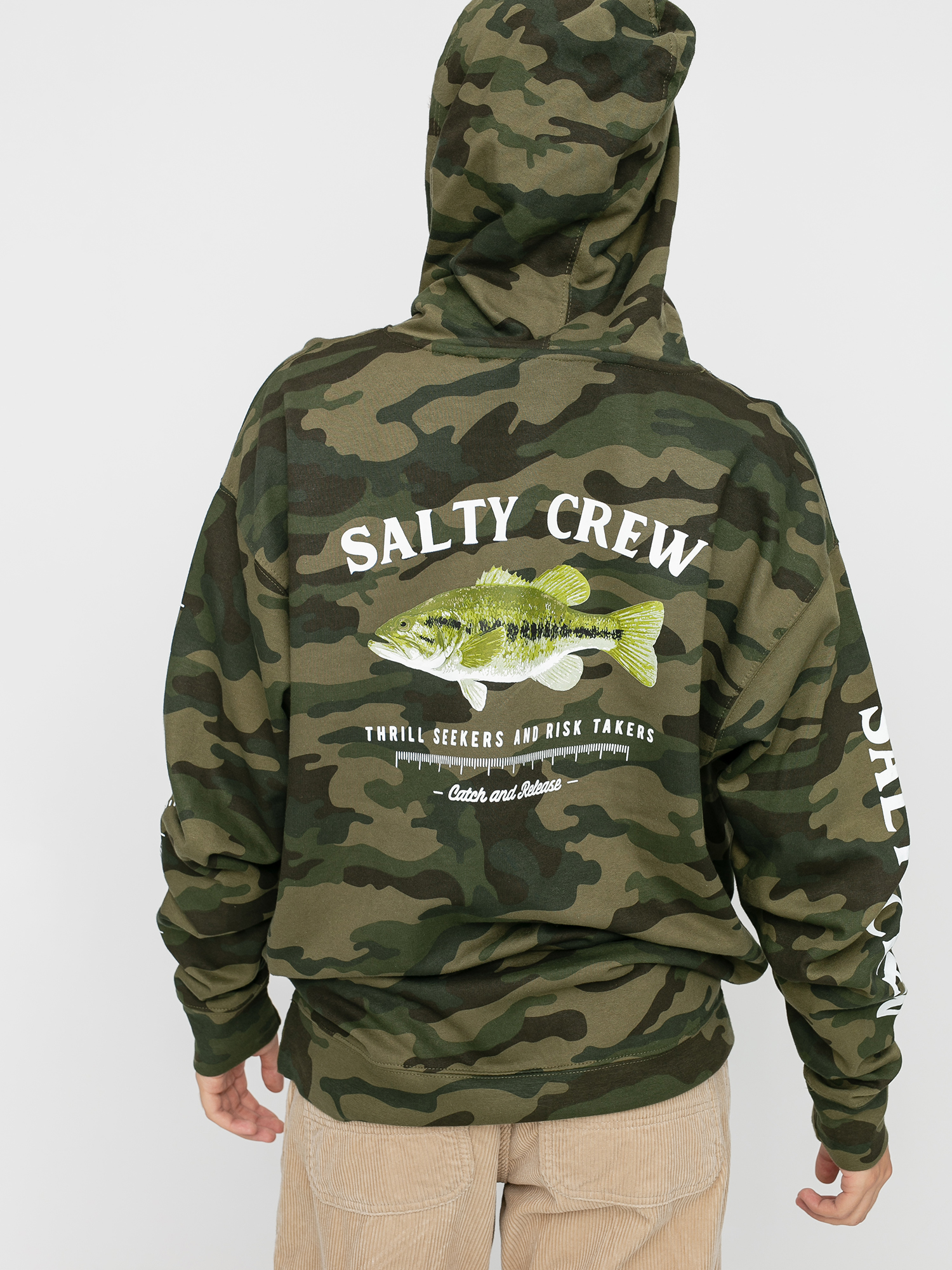 Bluza z kapturem Salty Crew Bigmouth HD (camo)