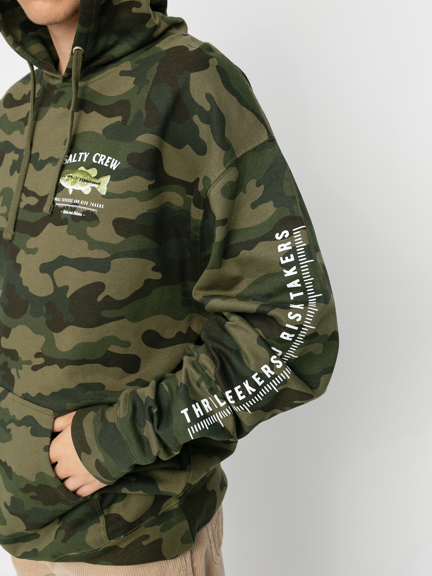 Bluza z kapturem Salty Crew Bigmouth HD (camo)