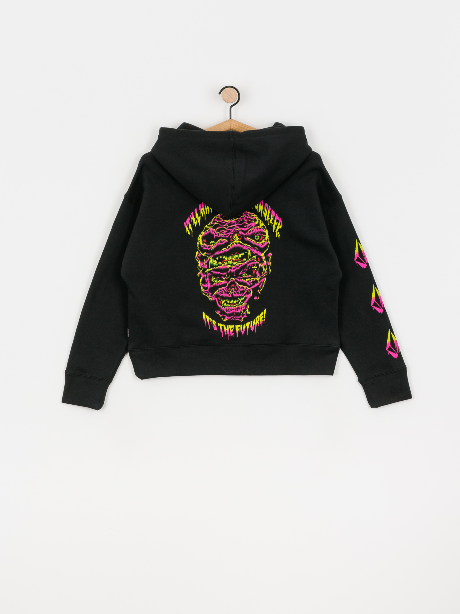 Bluza z kapturem Volcom Fa Walrave HD Wmn (black)