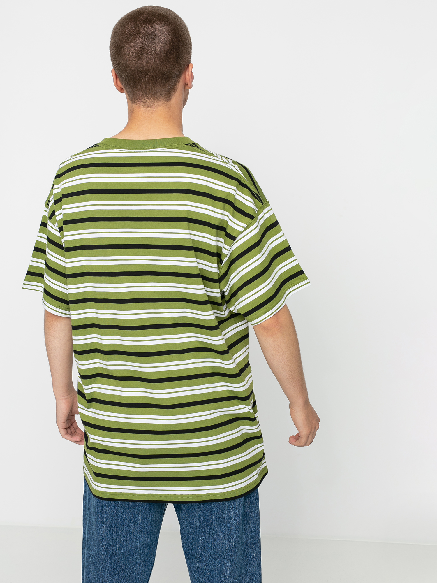 T-shirt Nike SB Stripe (asparagus)