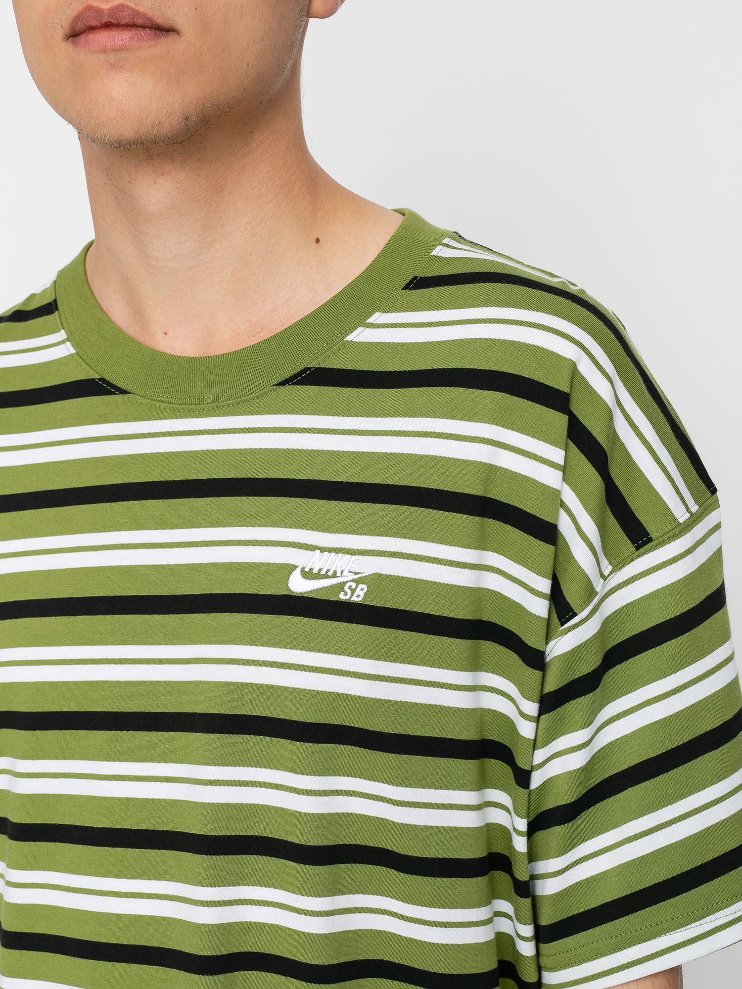 T-shirt Nike SB Stripe (asparagus)