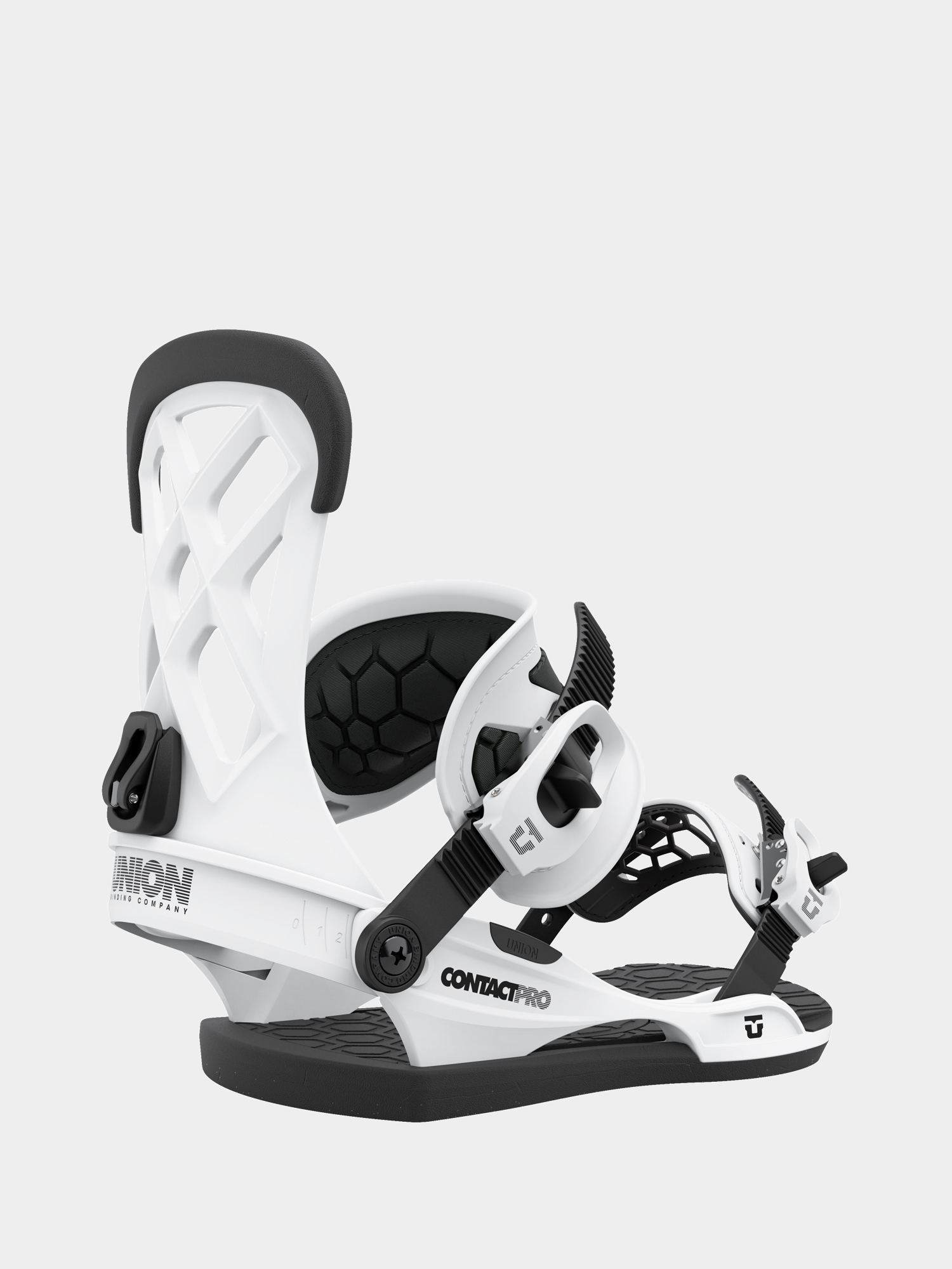 Wiązania snowboardowe Union Contact Pro - biały (white)