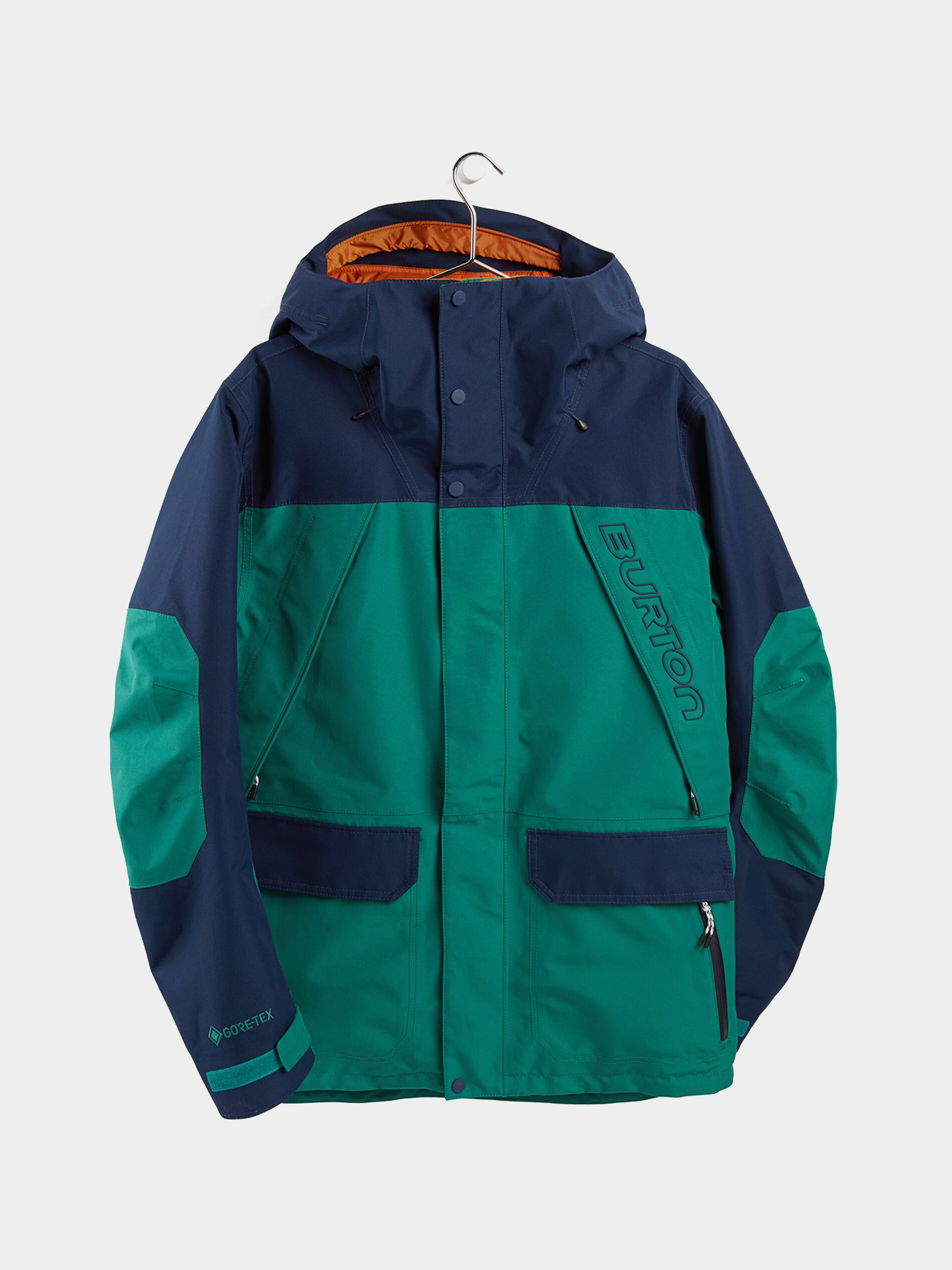 Męska Kurtka snowboardowa Burton Gore Tex Breach (antique green/dress blue)