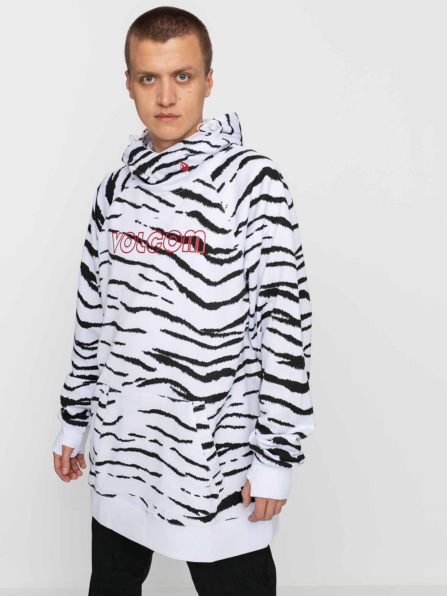 Męska Bluza aktywna Volcom Hydro Riding HD (white tiger)