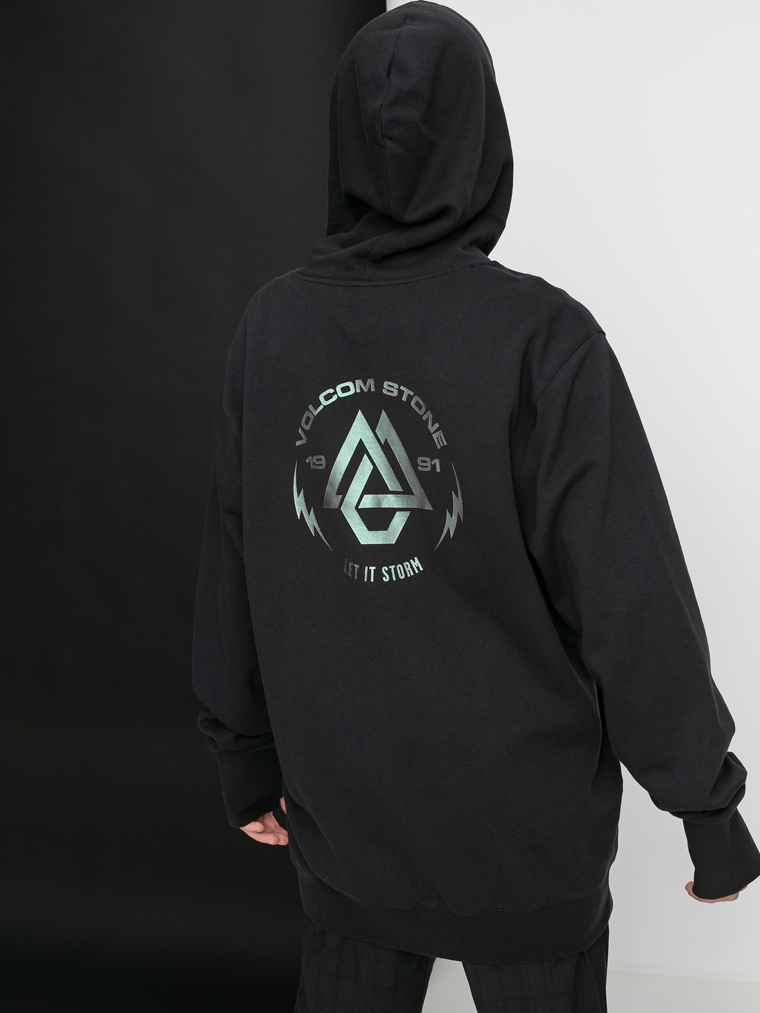Bluza z kapturem Volcom Di HD (black combo)