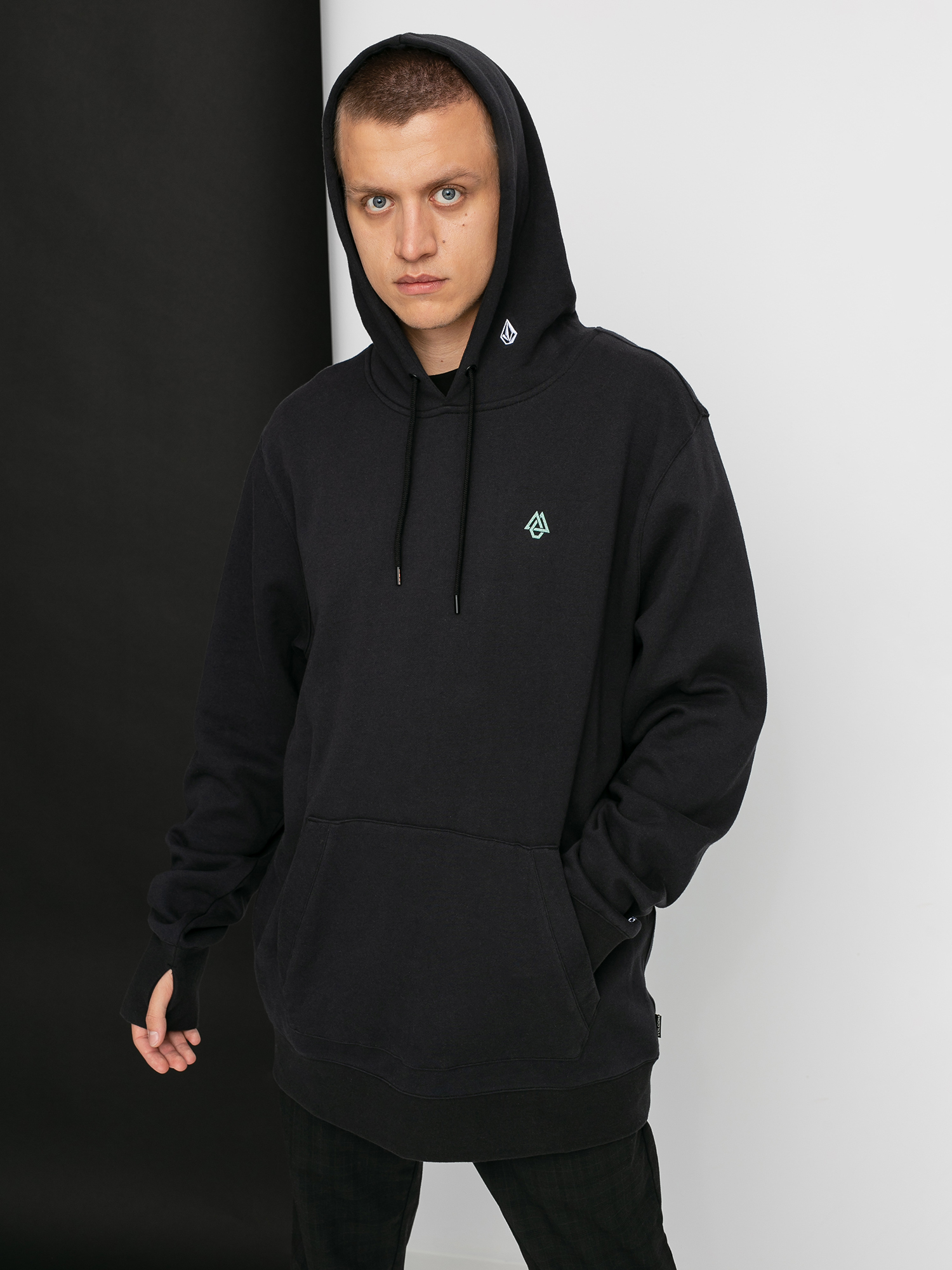 Bluza z kapturem Volcom Di HD (black combo)