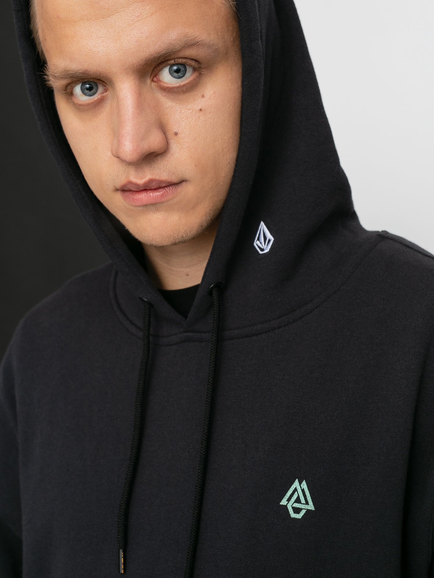 Bluza z kapturem Volcom Di HD (black combo)