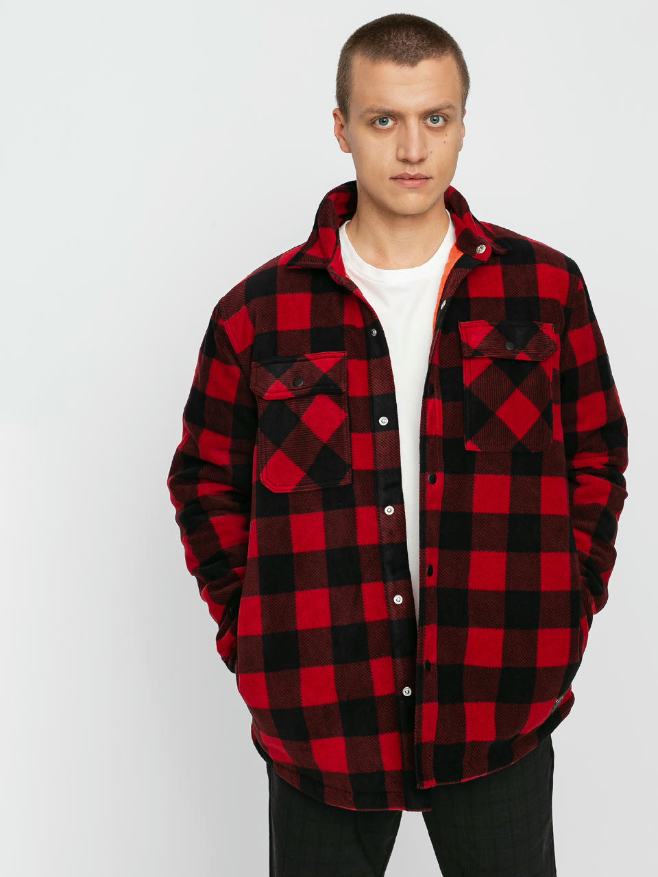 Kurtka Volcom Bower Polar Fleece (rio red)