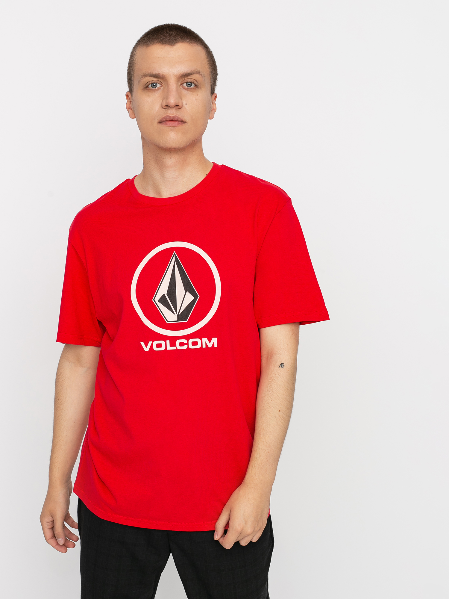 T-shirt Volcom Crisp Stone Bsc (fiery red)