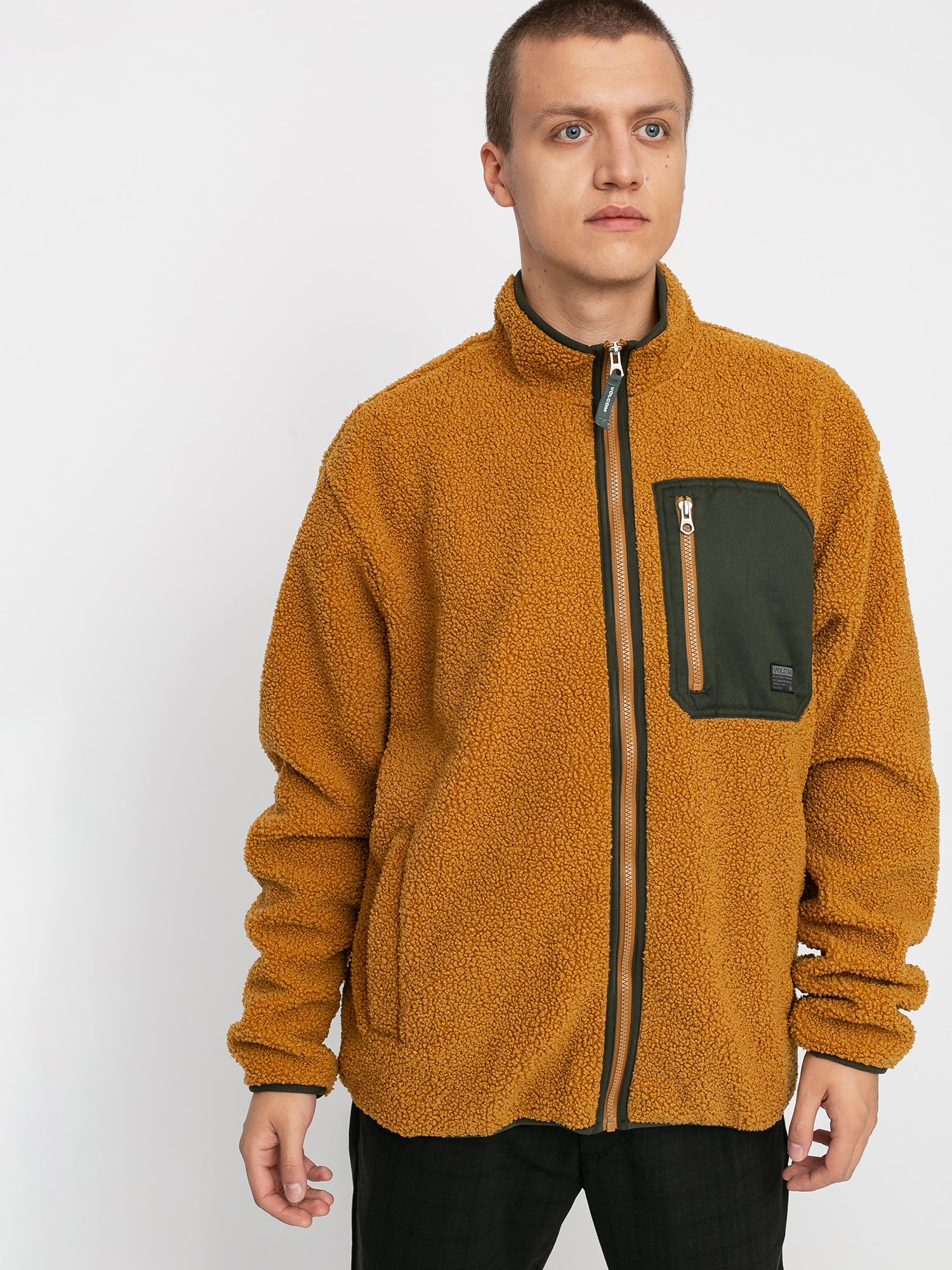 Bluza Volcom Muzzer Fuzzar (golden brown)