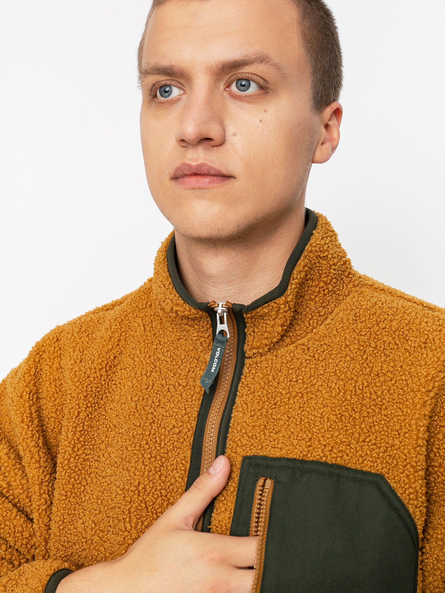Bluza Volcom Muzzer Fuzzar (golden brown)