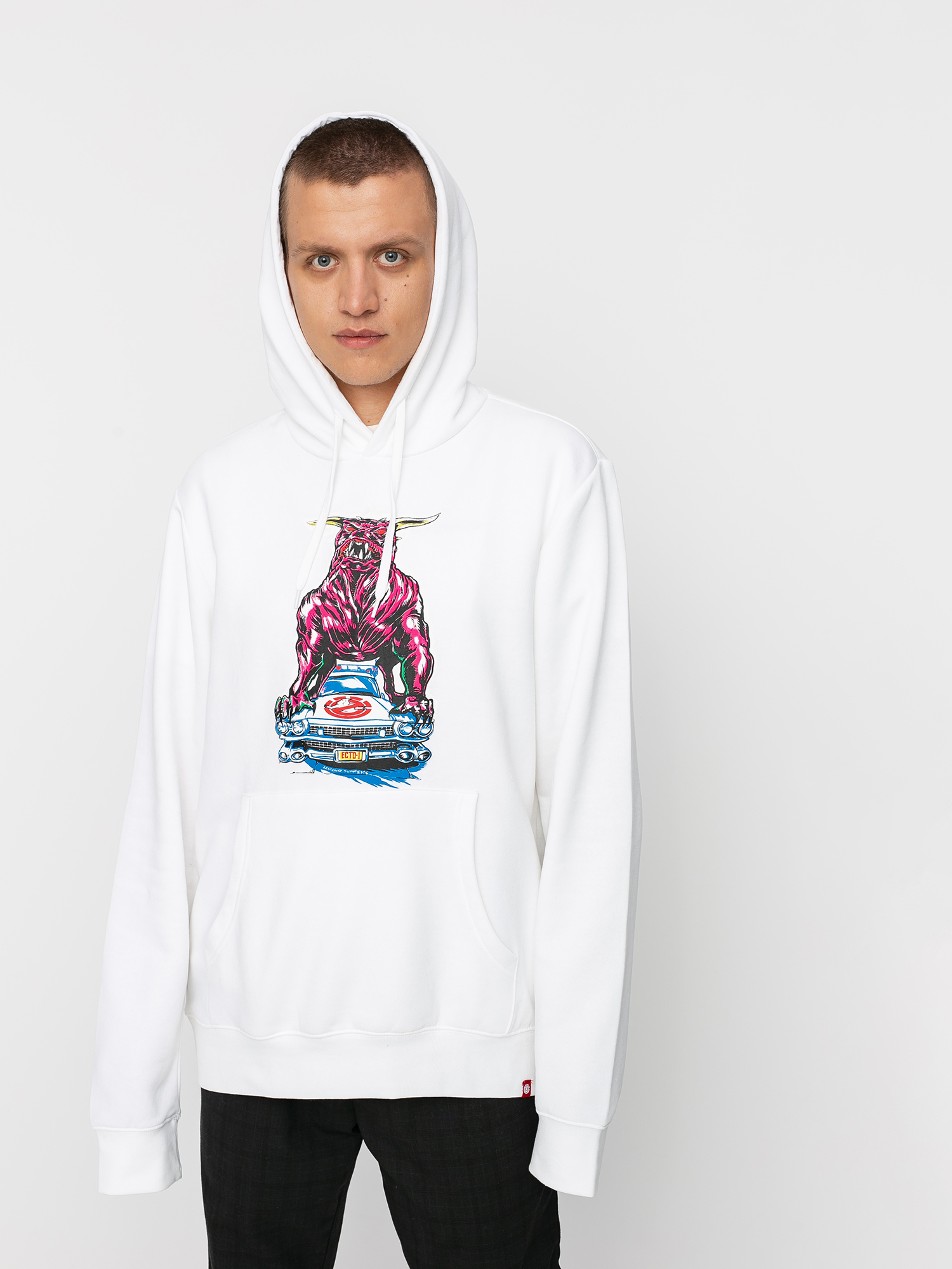 Bluza z kapturem Element Crushed HD (optic white)
