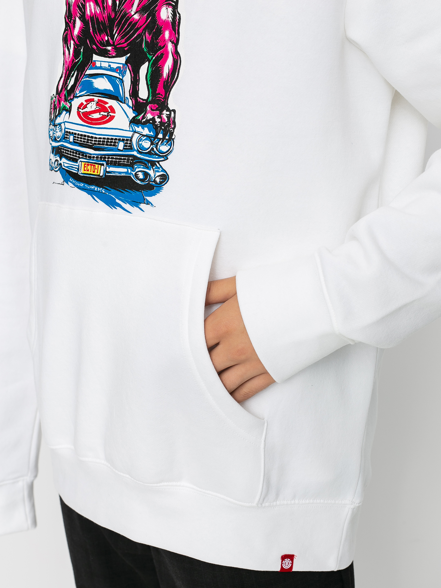 Bluza z kapturem Element Crushed HD (optic white)