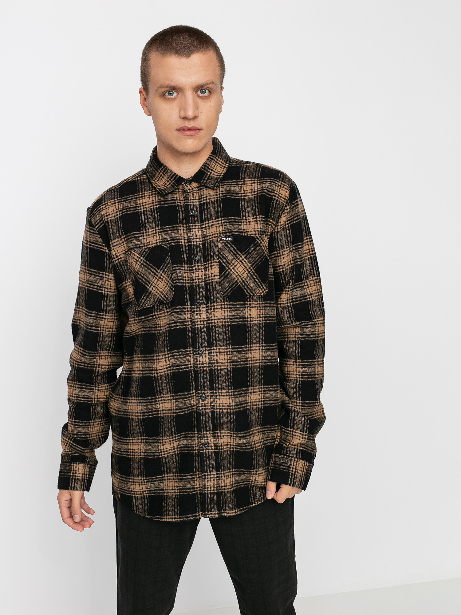 Koszula Volcom Tone Stone Ls (black)