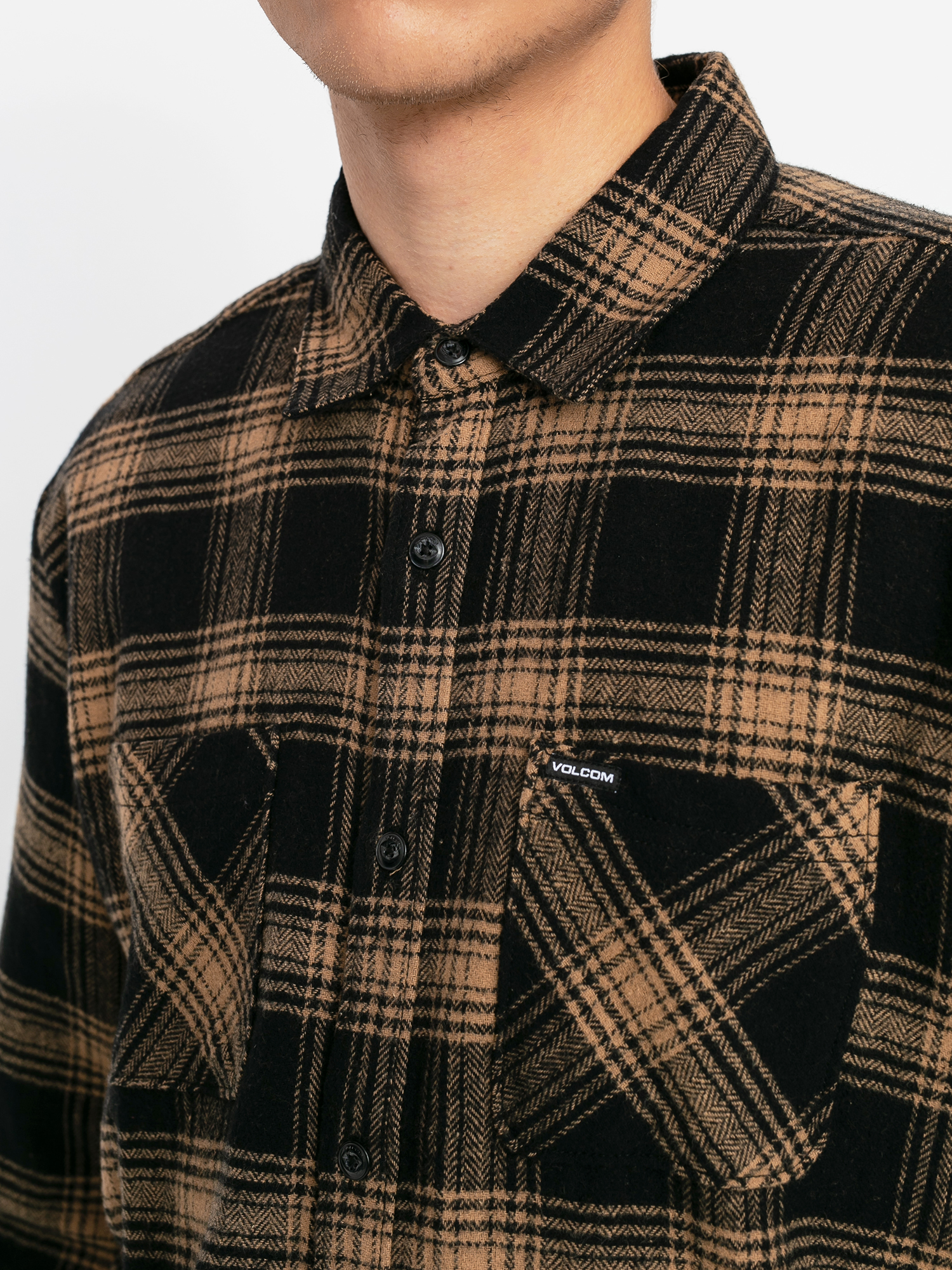 Koszula Volcom Tone Stone Ls (black)
