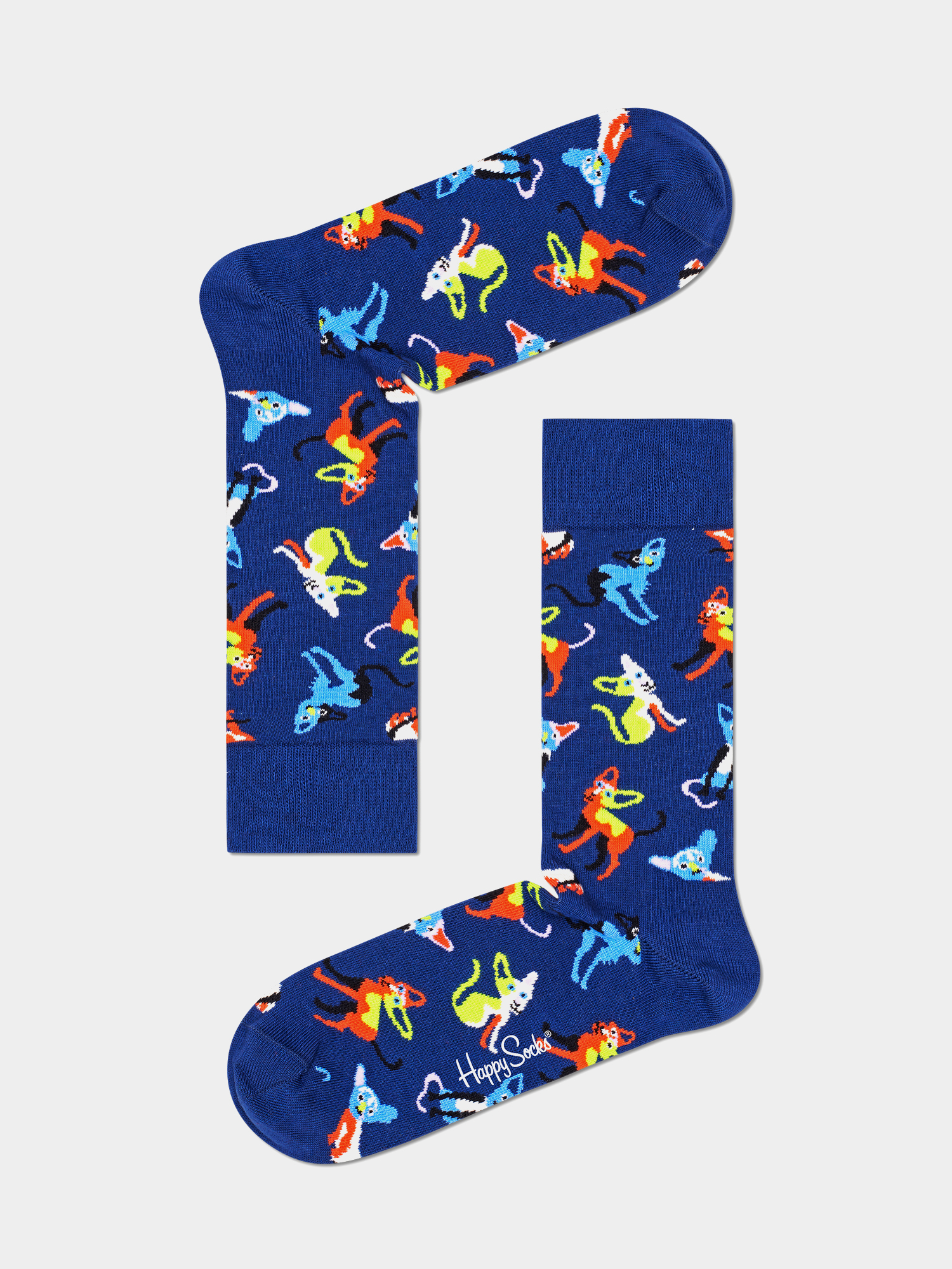 Skarpetki Happy Socks Oriental Cat (blue)