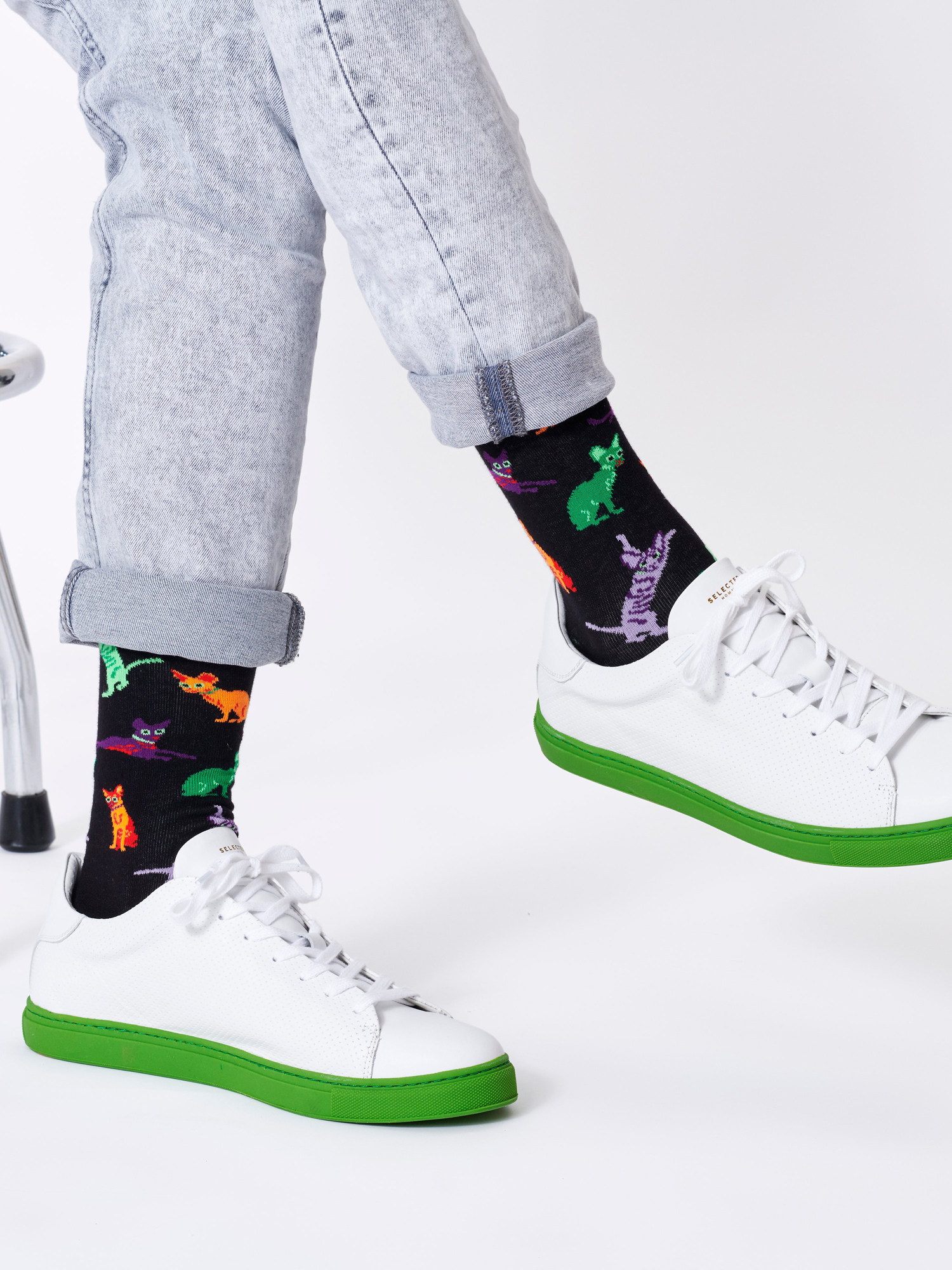 Skarpetki Happy Socks Sphynx Cat (black)