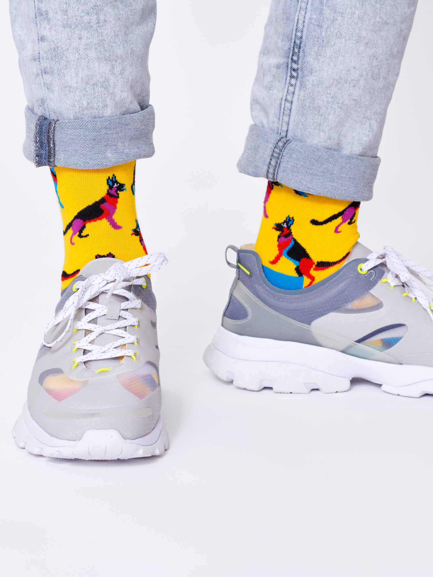 Skarpetki Happy Socks German Shepard (yellow)