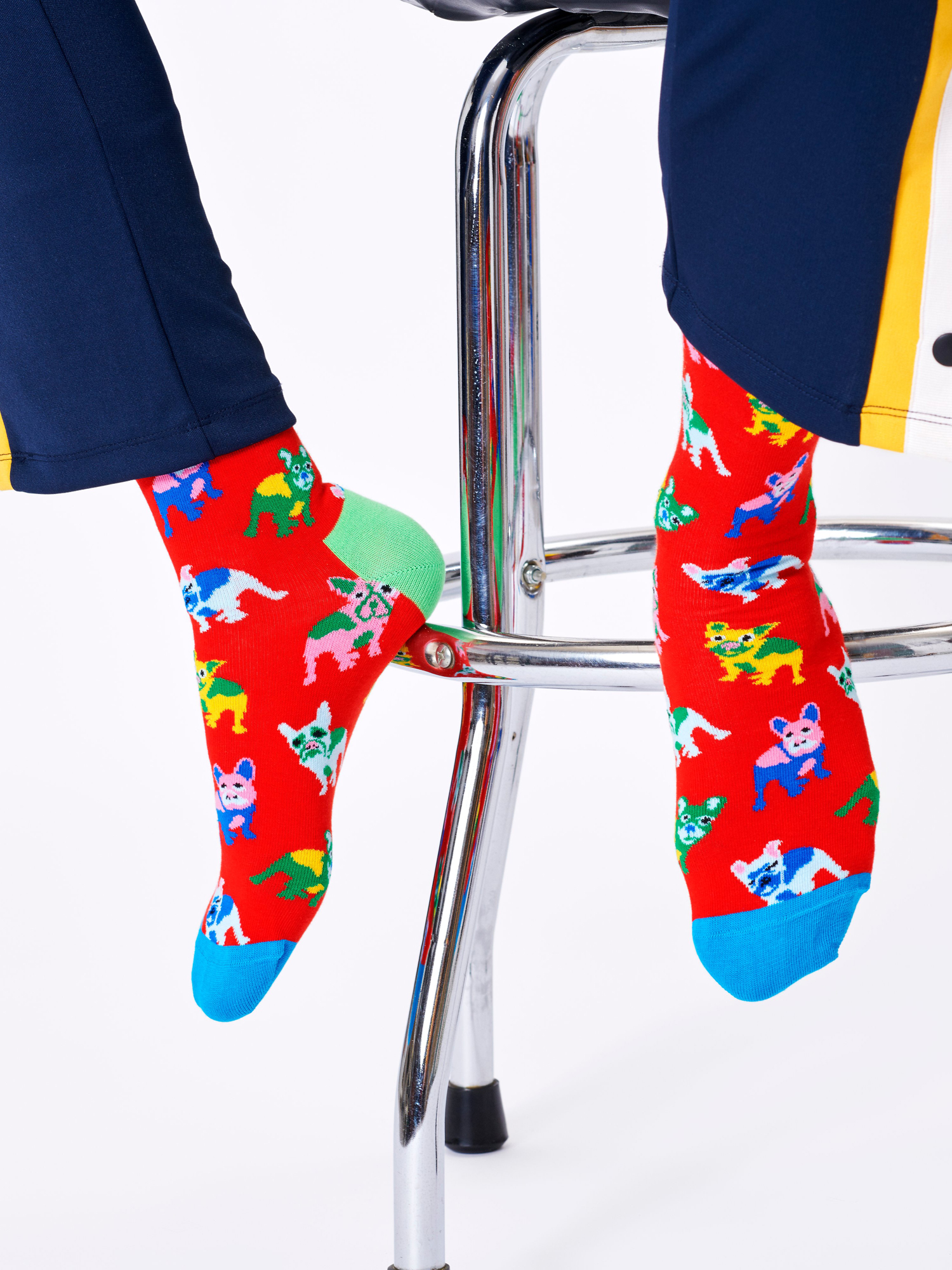 Skarpetki Happy Socks French Bulldog (red)