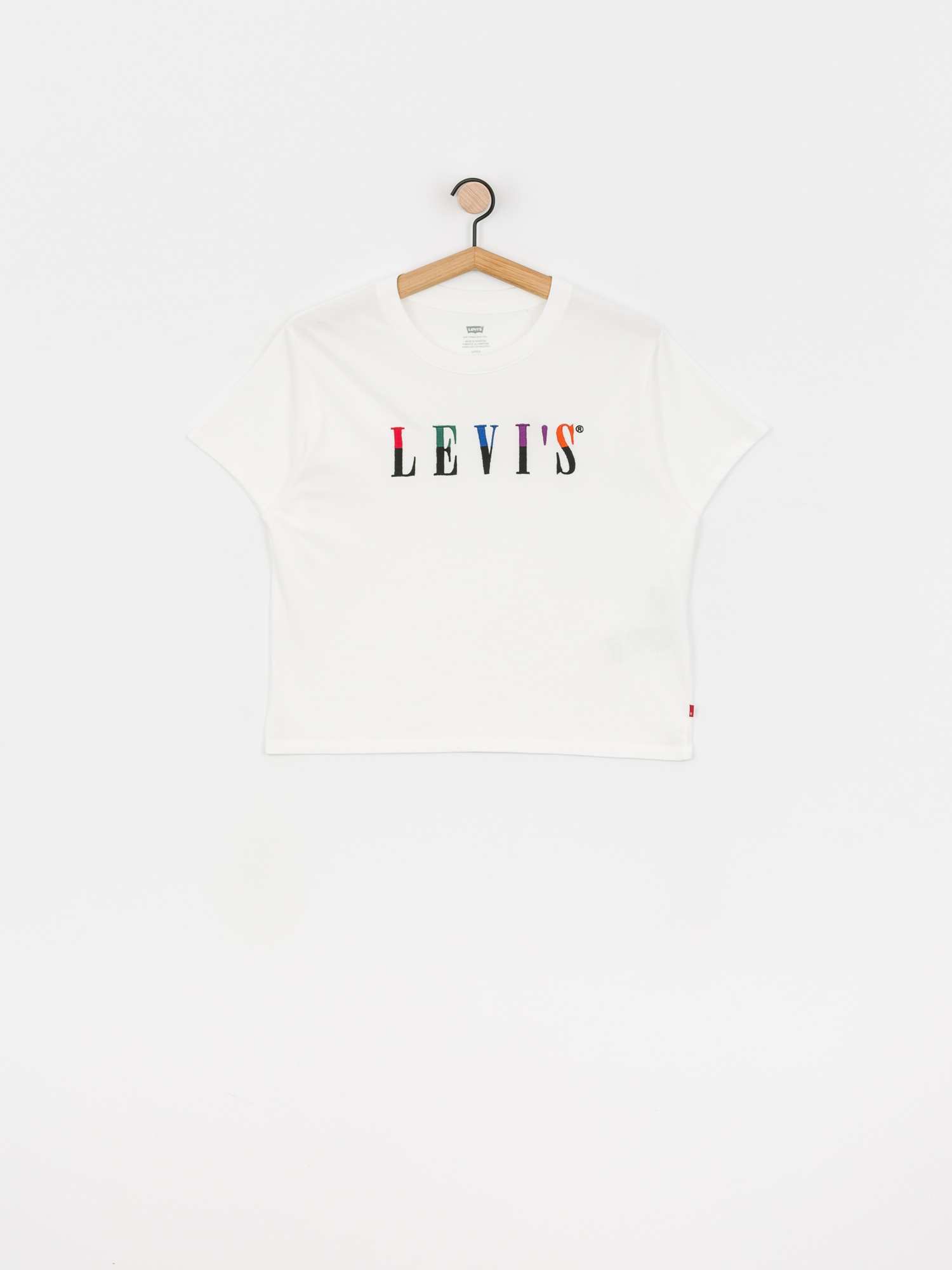 T-shirt Levi's® Graphic Varsity Wmn (split serif multicolor white)