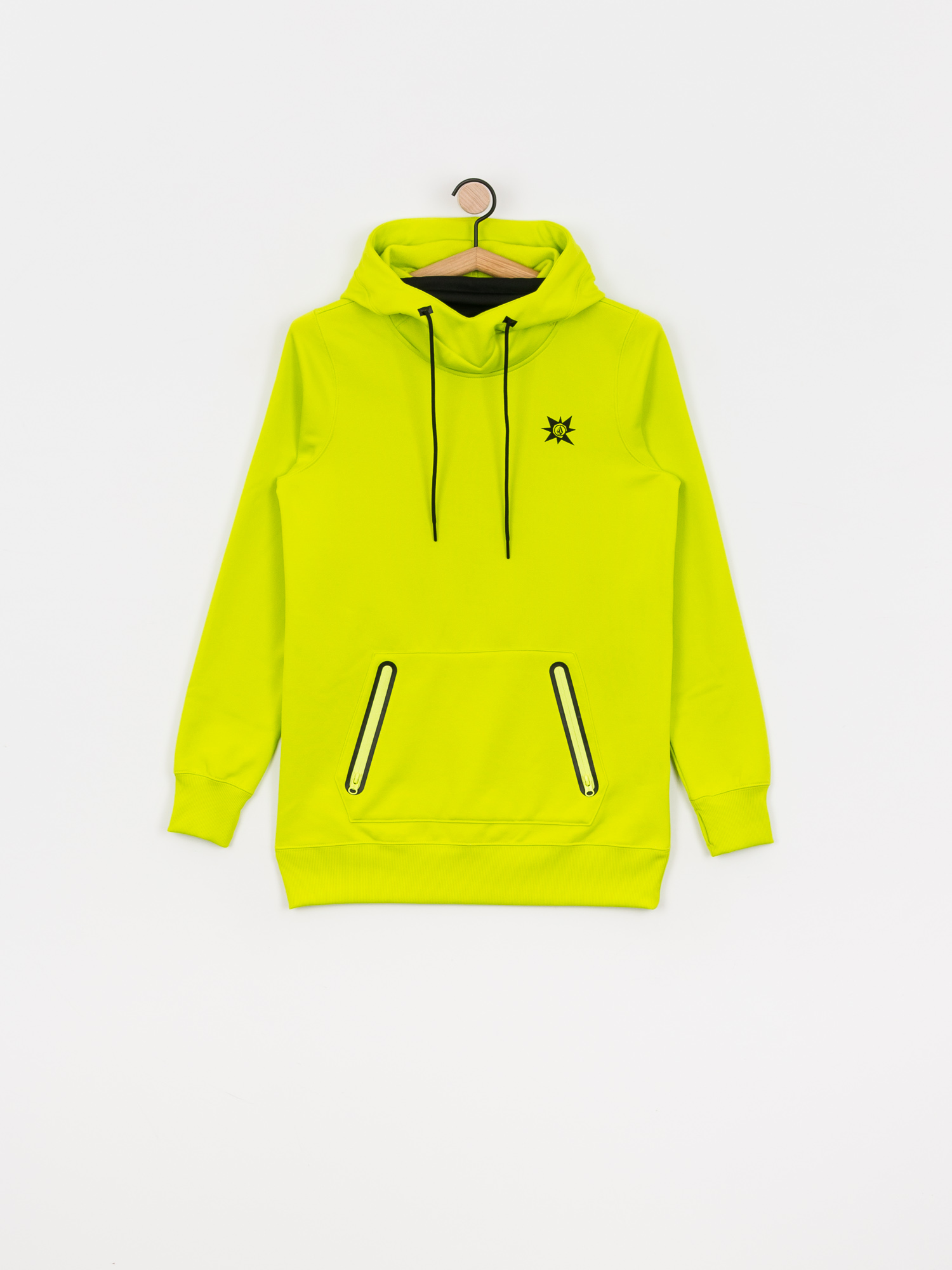 Damska Bluza aktywna Volcom Spring Shred HD (lime)