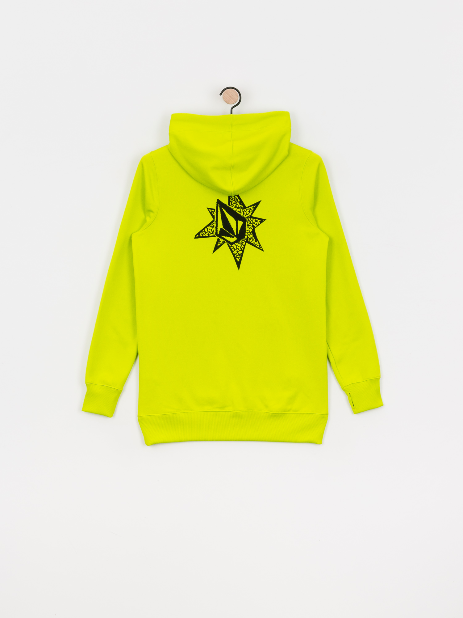 Damska Bluza aktywna Volcom Spring Shred HD (lime)