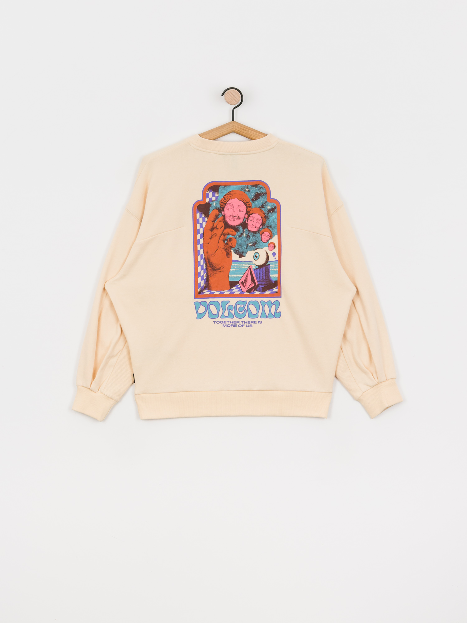 Bluza Volcom Max Loefler Crew Fa Wmn (sand)