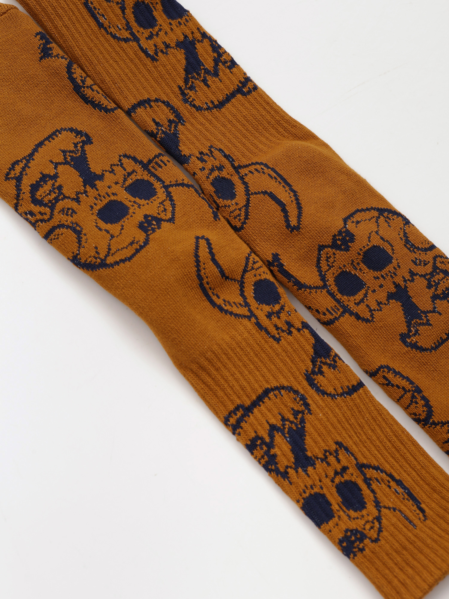 Skarpetki Toy Machine Monster Skull (olive)