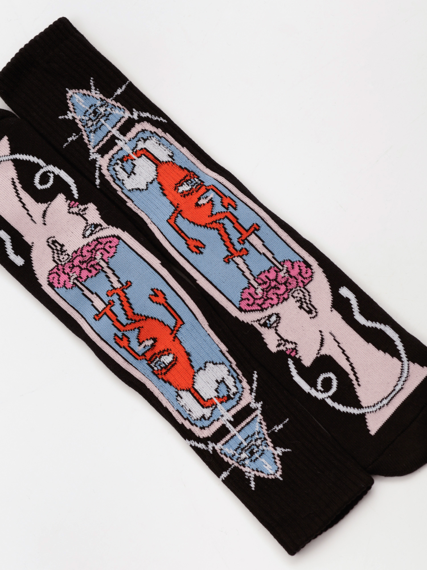 Skarpetki Toy Machine Brain Stab (black)