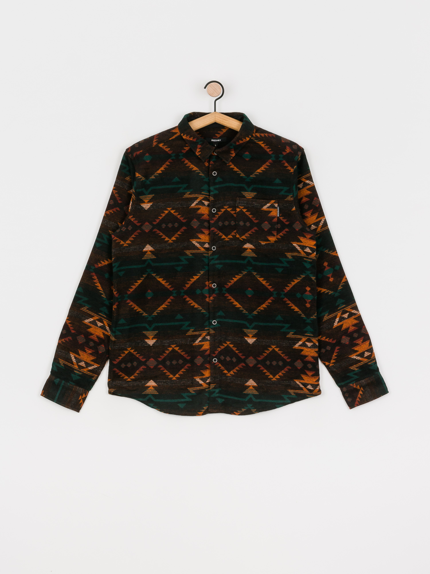 Koszula Iriedaily Santania (petrol red)