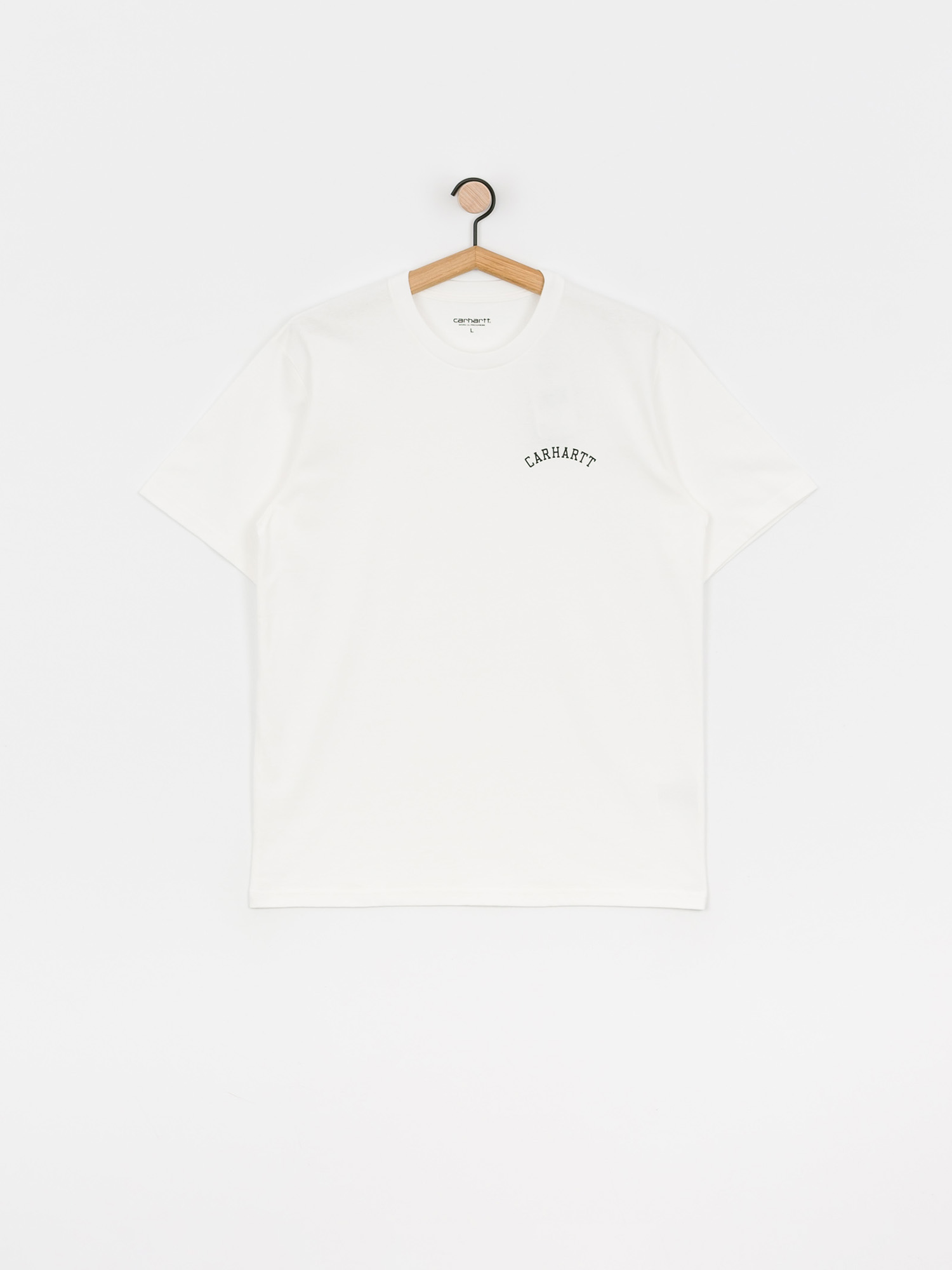 T-shirt Carhartt WIP University Script (white/black)