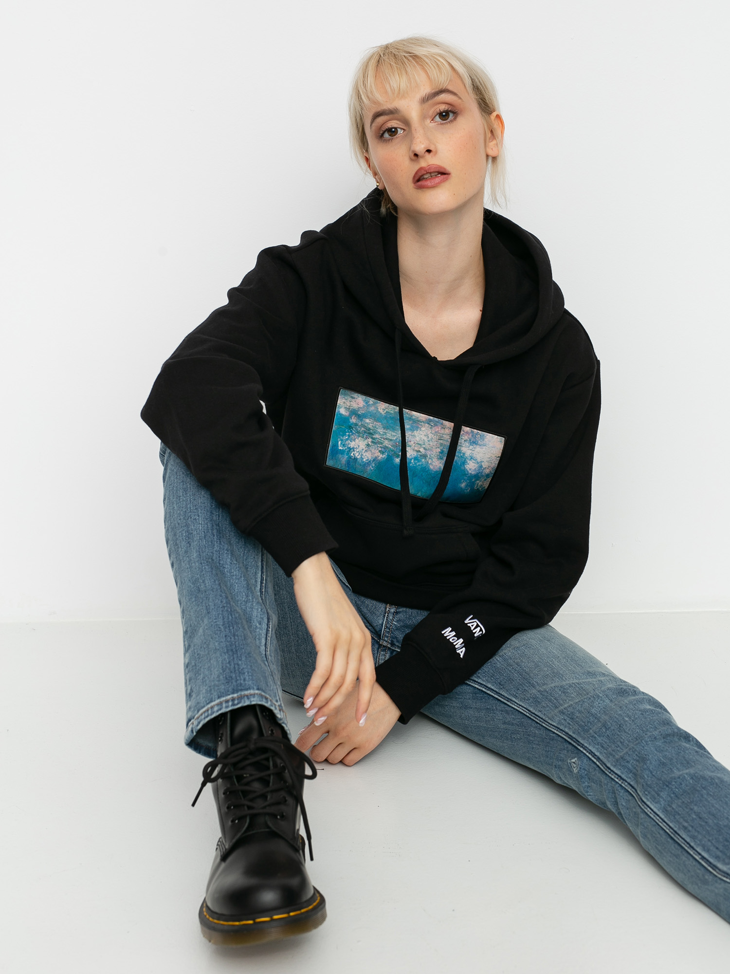 Bluza z kapturem Vans x MoMA Monet HD Wmn (claude monet)
