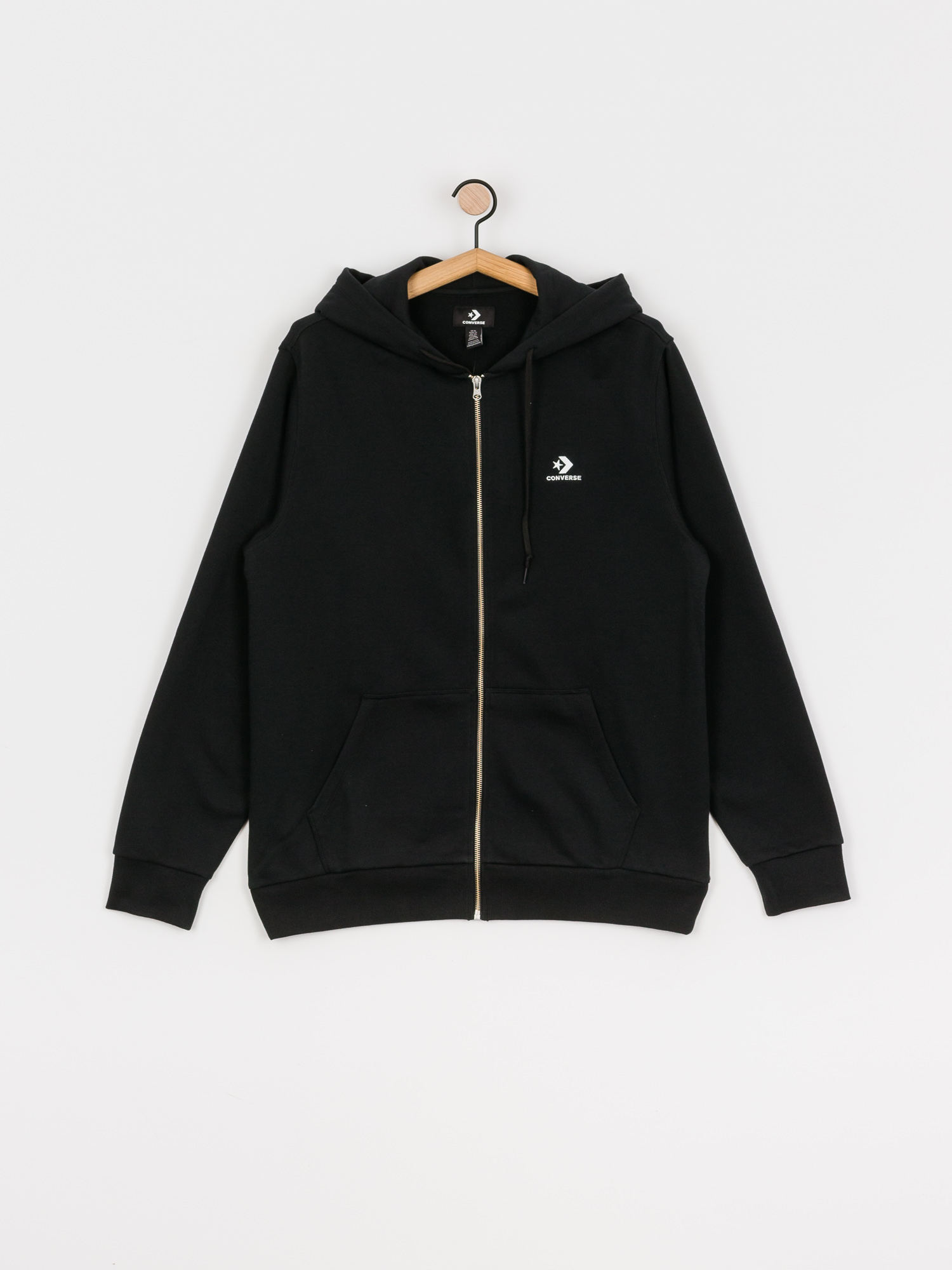 Bluza z kapturem Converse Emb Ft ZHD (converse black)