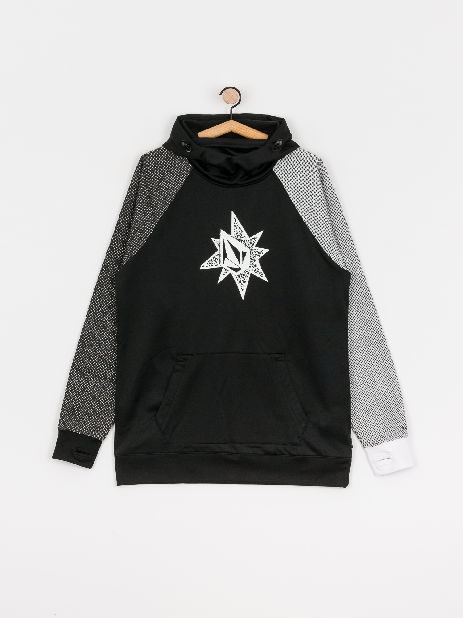 Męska Bluza aktywna Volcom Hydro Riding HD (black check)