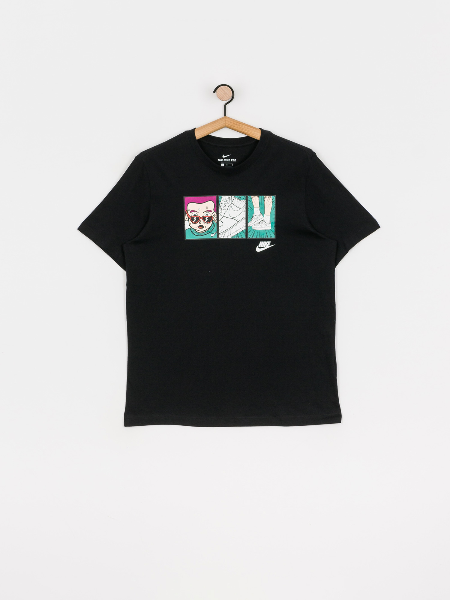 T-shirt Nike Sportswear Sneaker (black/white)