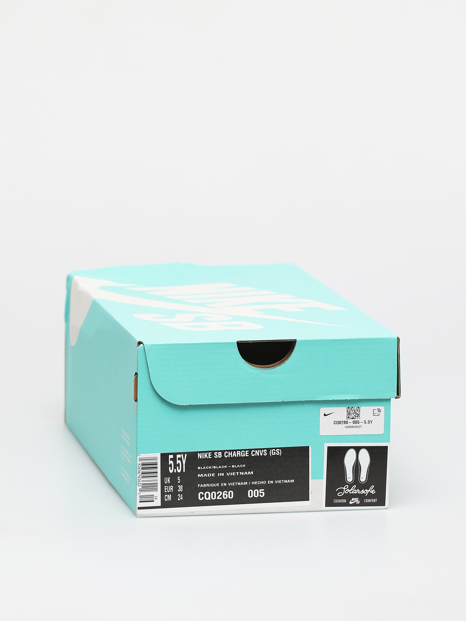 Buty Nike SB Charge Canvas (black/black-black)