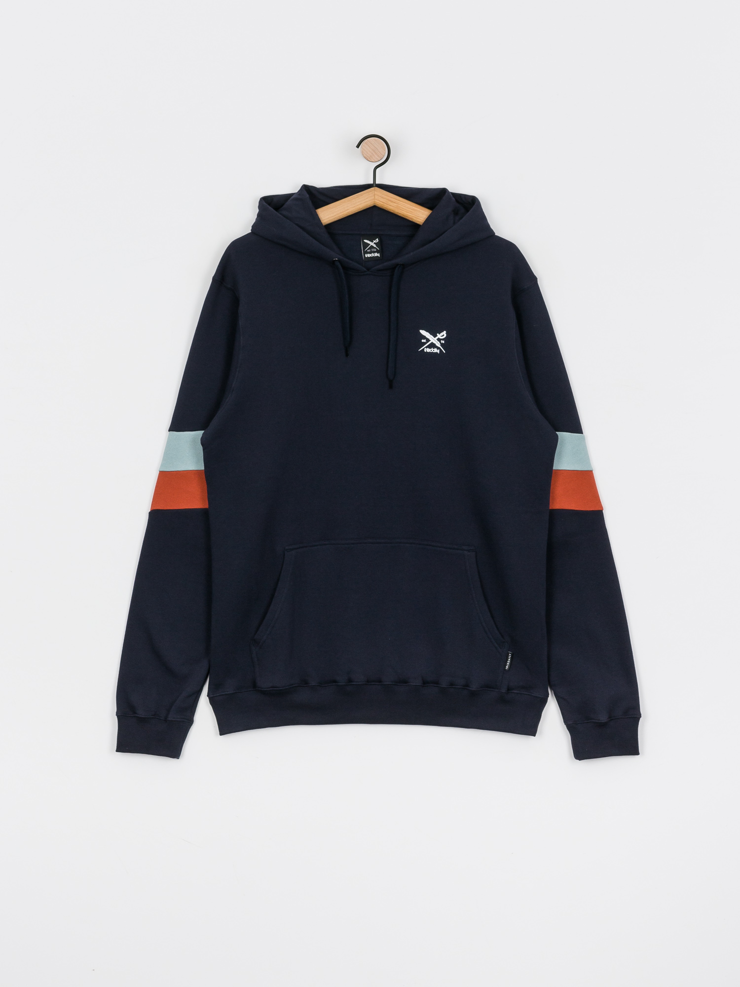 Bluza z kapturem Iriedaily Prime 2 HD (navy orange)
