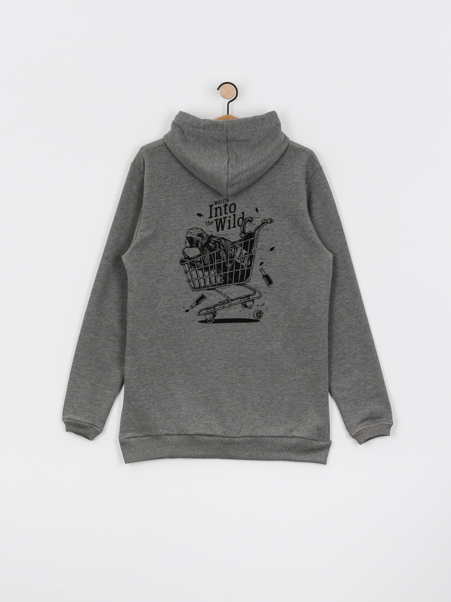 Bluza z kapturem Malita Monkey HD (wild heather grey)